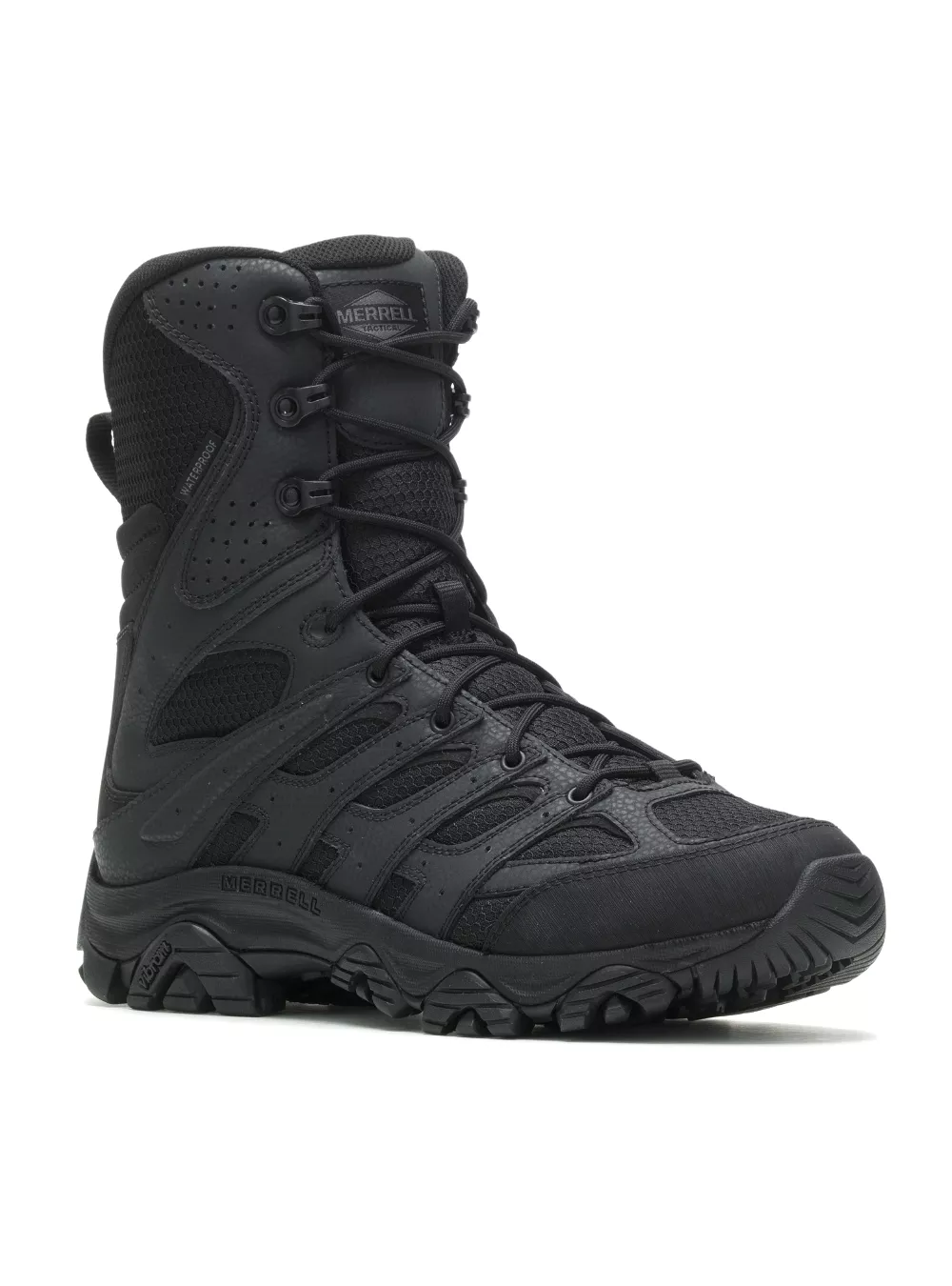 Merrell Moab 3 8 Tactical Zip Waterproof Boot - Black