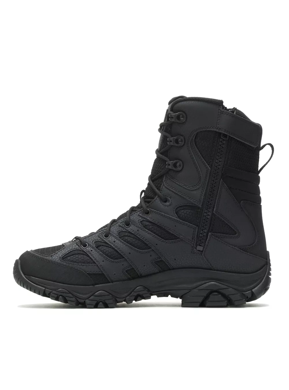 Merrell Moab 3 8 Tactical Zip Waterproof Boot - Black