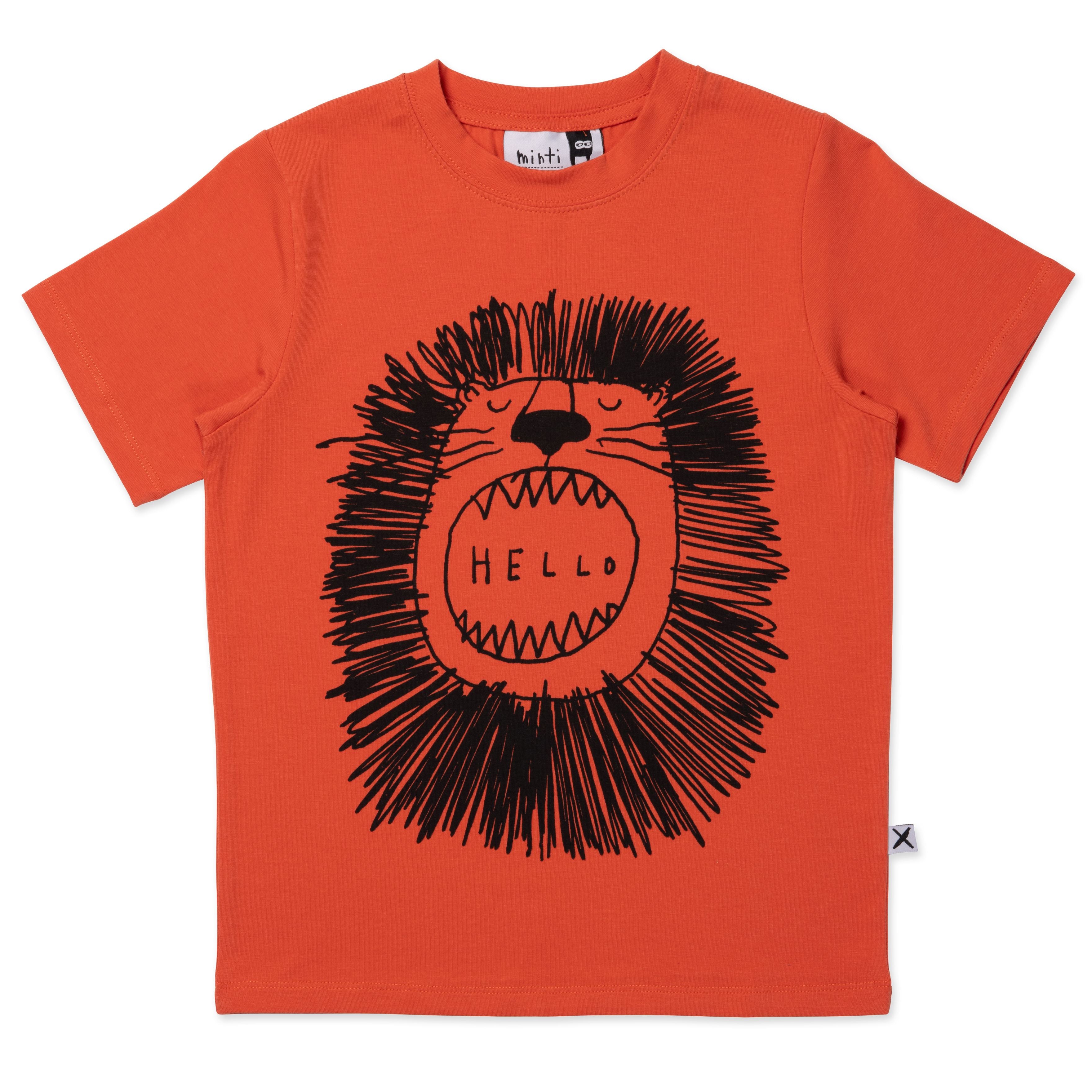 Minti Lion T-Shirt - Roaring Lion Design