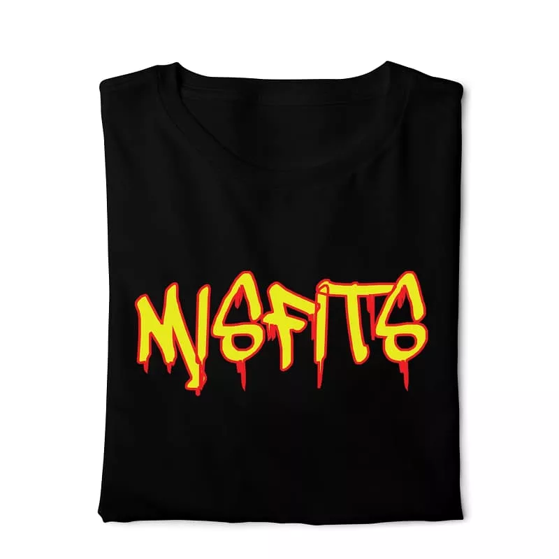 Misfits T-shirt - Black Digital Graphics