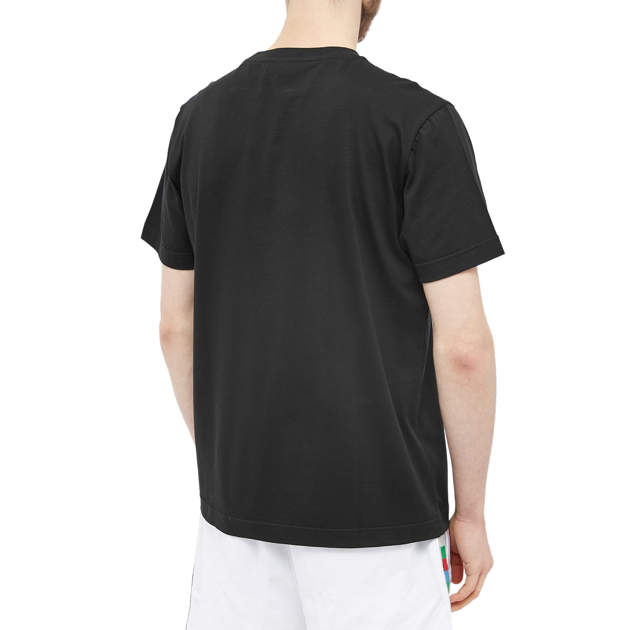 Missoni logo T shirt, black, embroidered, optic