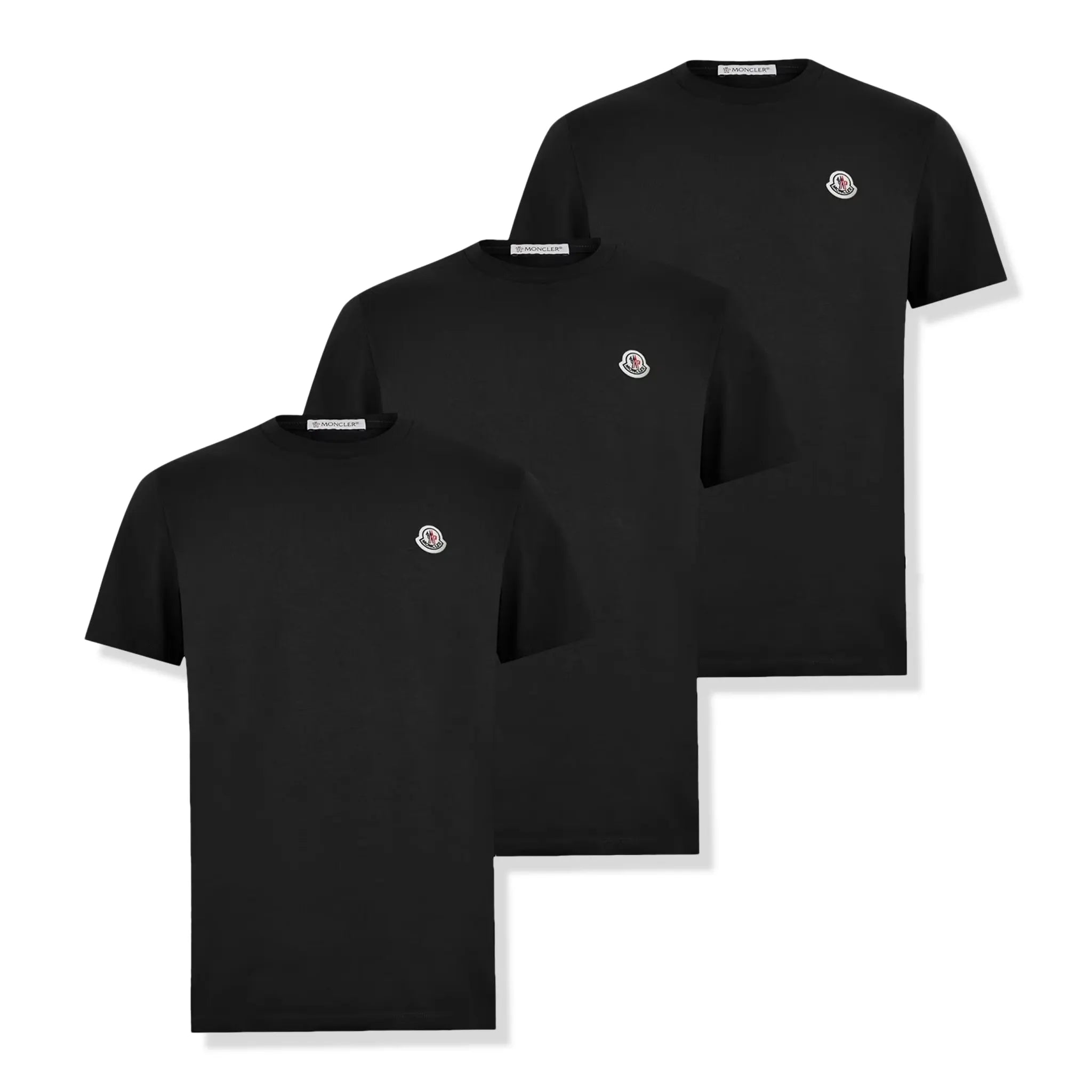 Moncler Black T Shirt 3 Pack