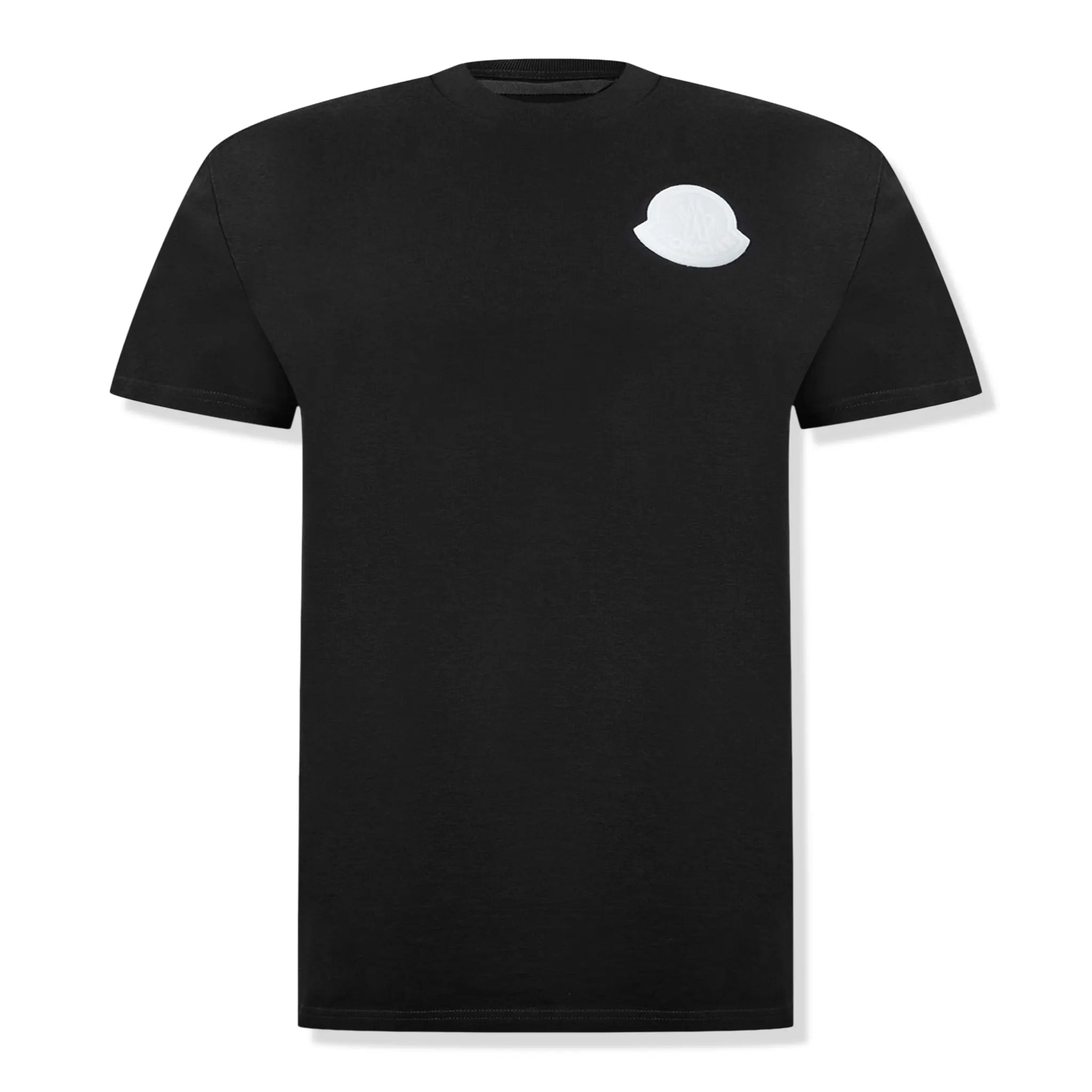 Moncler SN44 Logo Charcoal Short Sleeve T Shirt