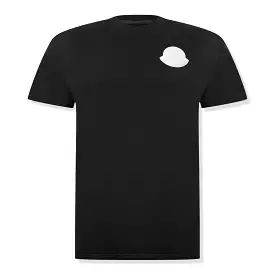 Moncler SN44 Logo Charcoal Short Sleeve T Shirt