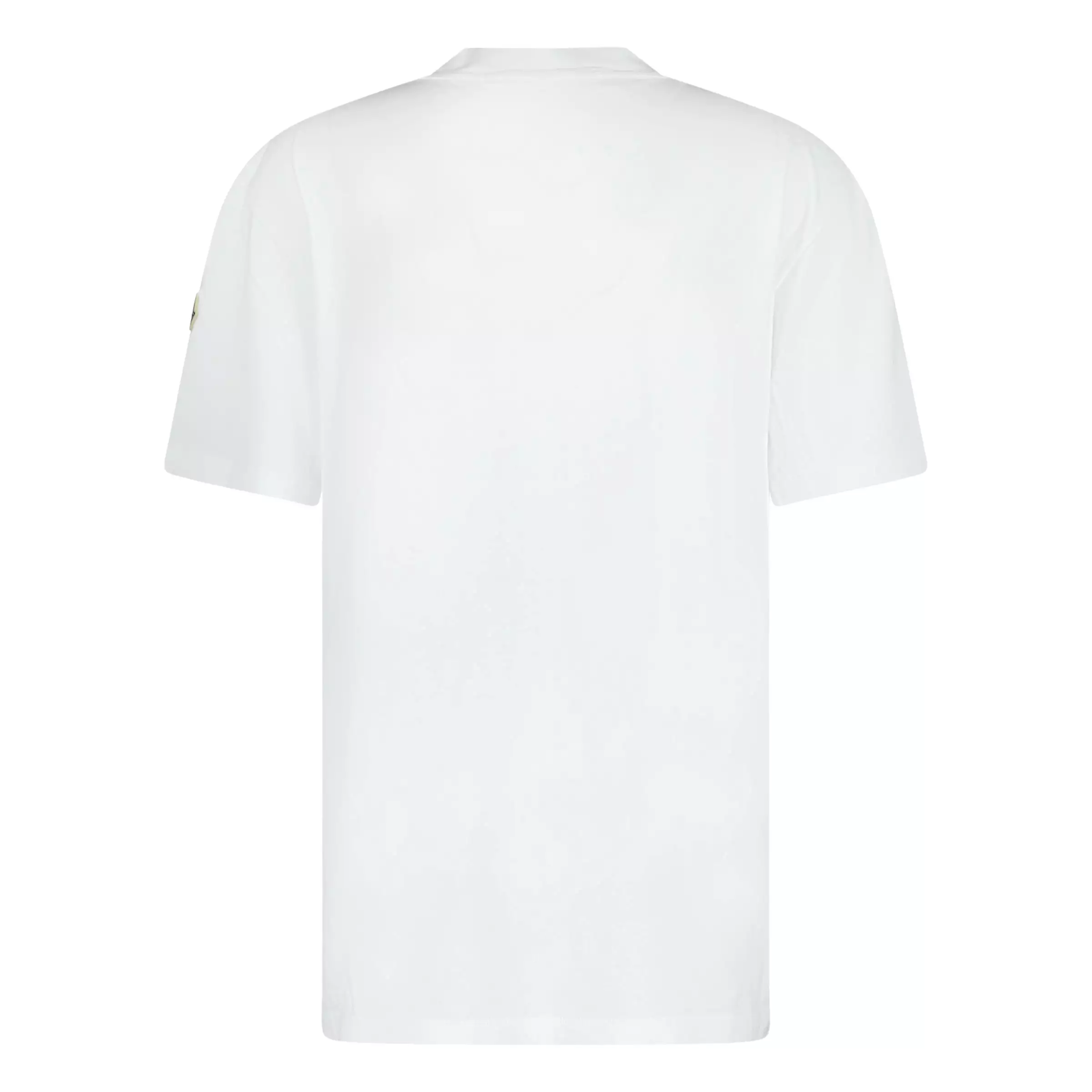 Moncler white logo print cotton jersey t-shirt