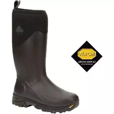 Muck Men's Arctic Ice Arctic Grip Waterproof Tall Work Boot - Black (AVTVA000)