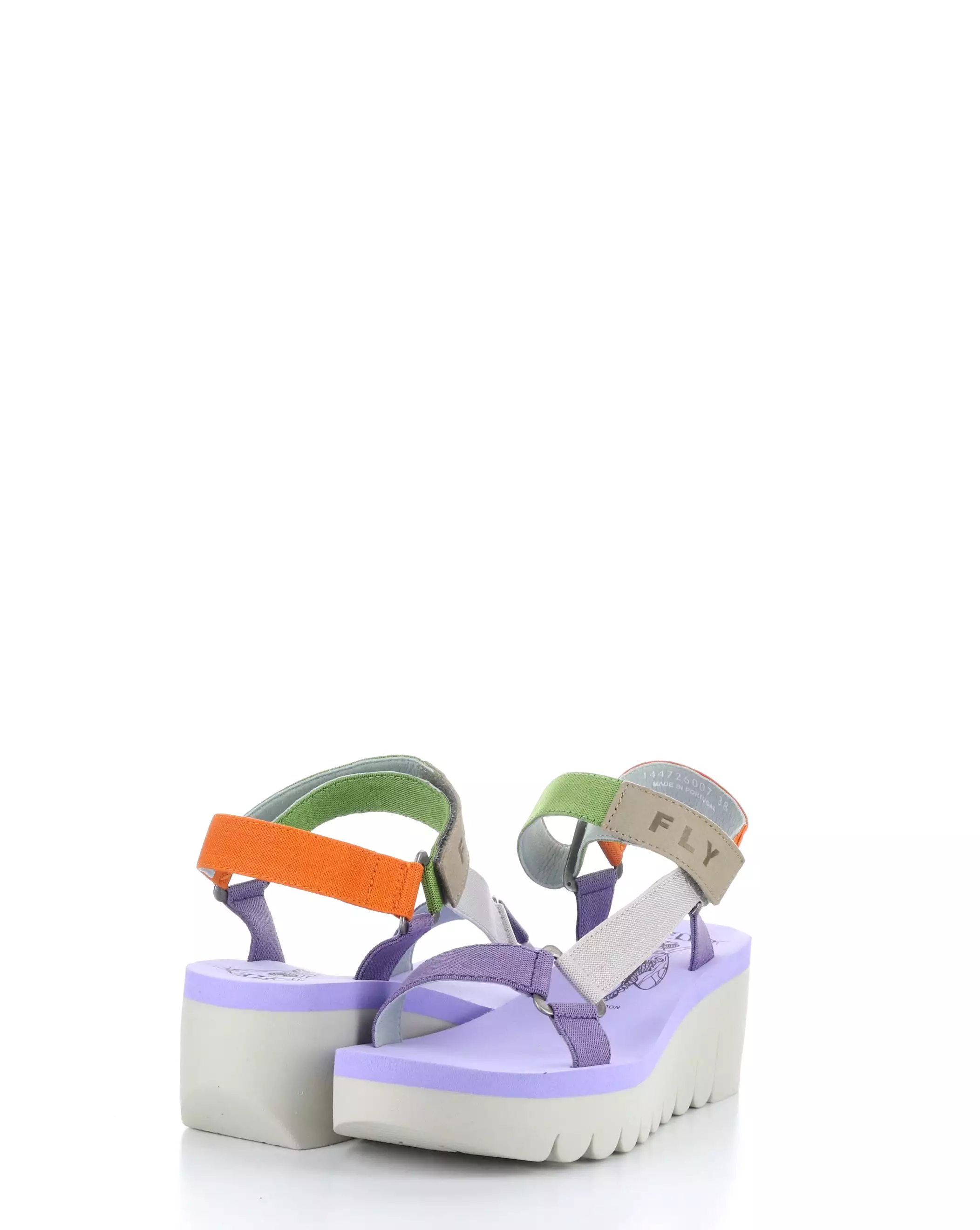 Multi/Viola Velcro Sandals - YEFA726FLY 007 | Shop Now!