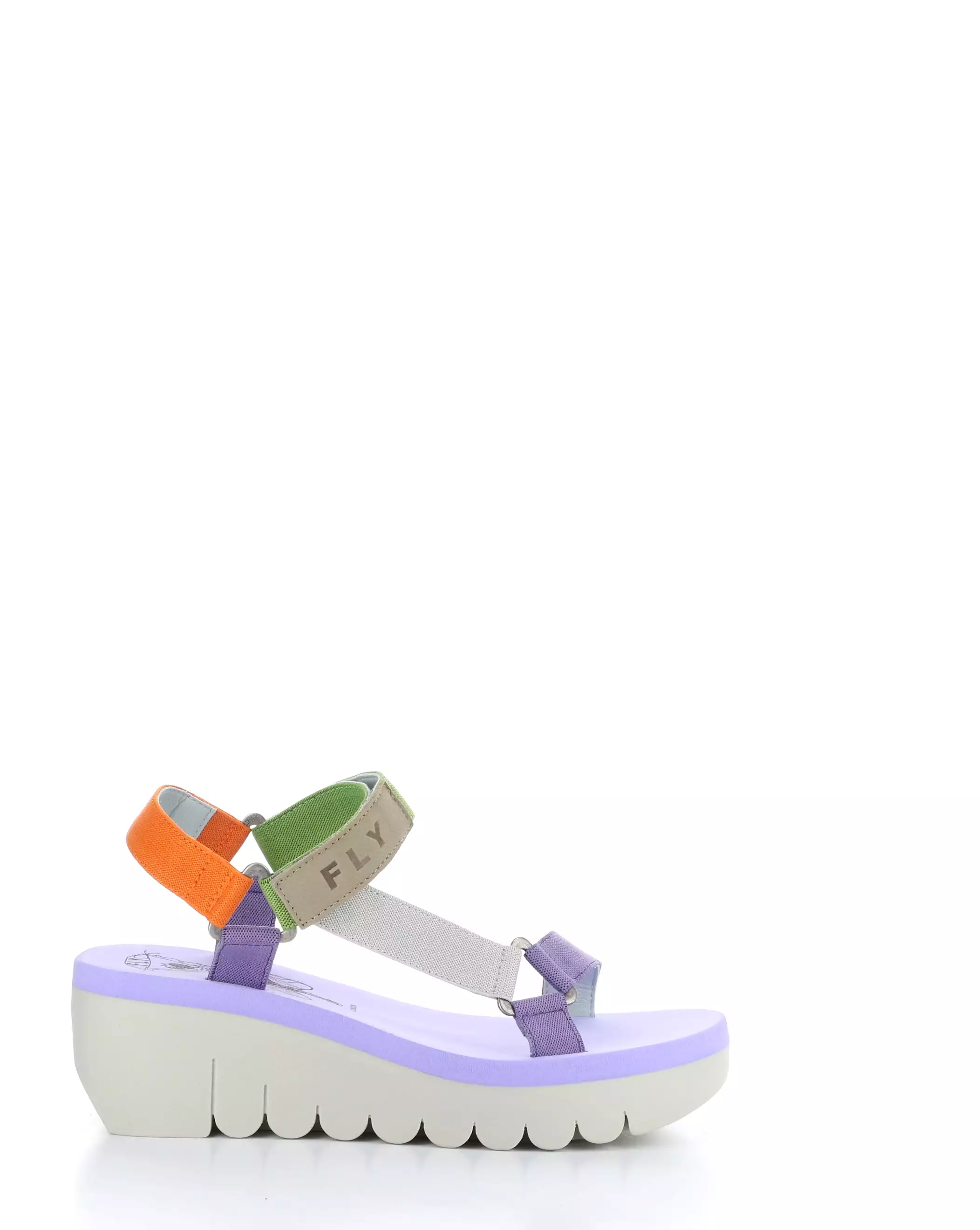 Multi/Viola Velcro Sandals - YEFA726FLY 007 | Shop Now!