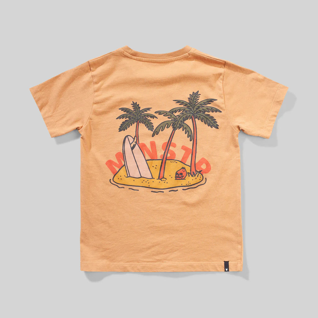 Munster Kids Munisland Short Sleeve Tee - Light Mustard