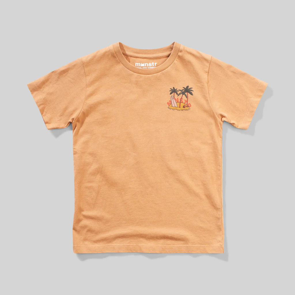 Munster Kids Munisland Short Sleeve Tee - Light Mustard