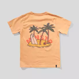 Munster Kids Munisland Short Sleeve Tee - Light Mustard