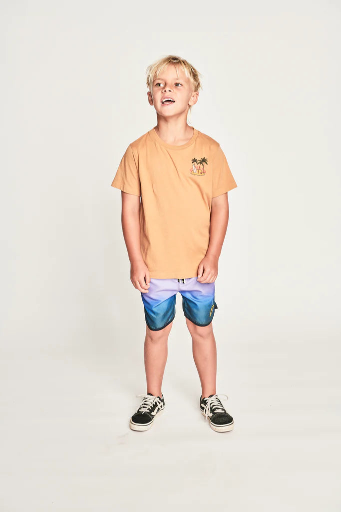 Munster Kids Munisland Short Sleeve Tee - Light Mustard