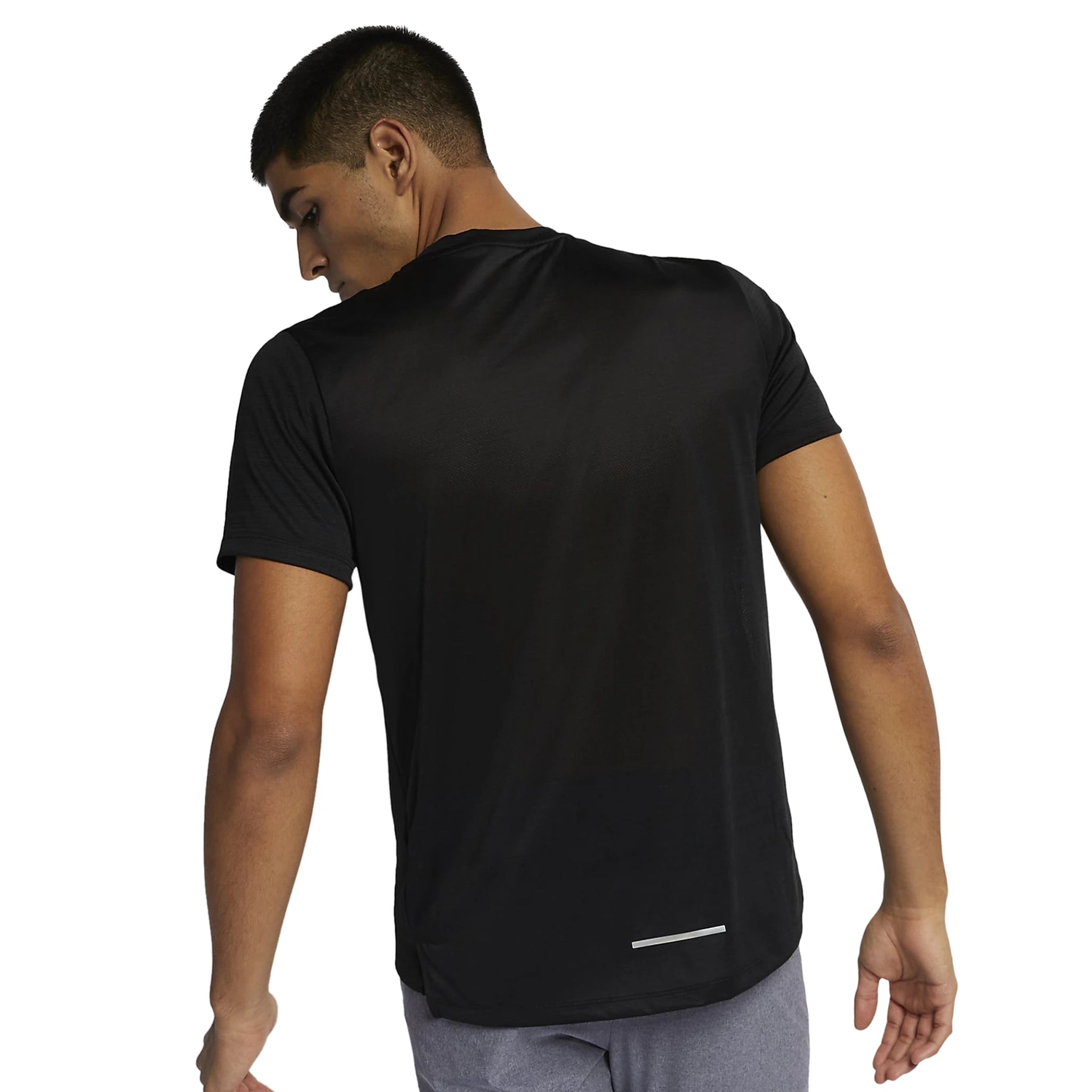 Nike Black Dri-FIT Miler Running T-Shirt