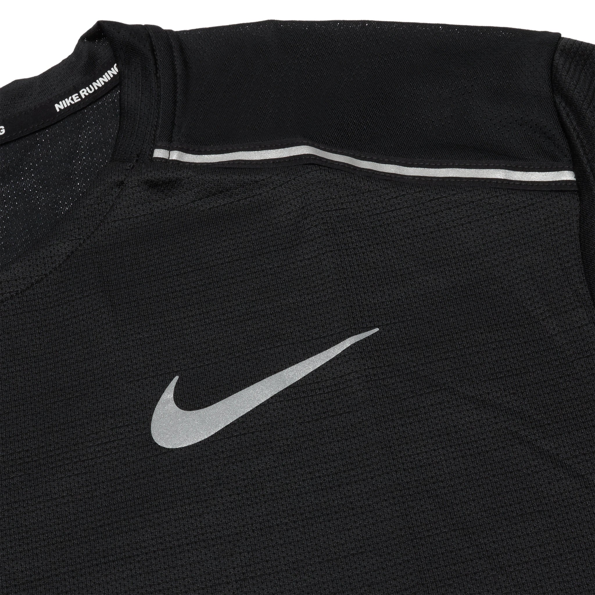 Nike Black Dri-FIT Miler Running T-Shirt