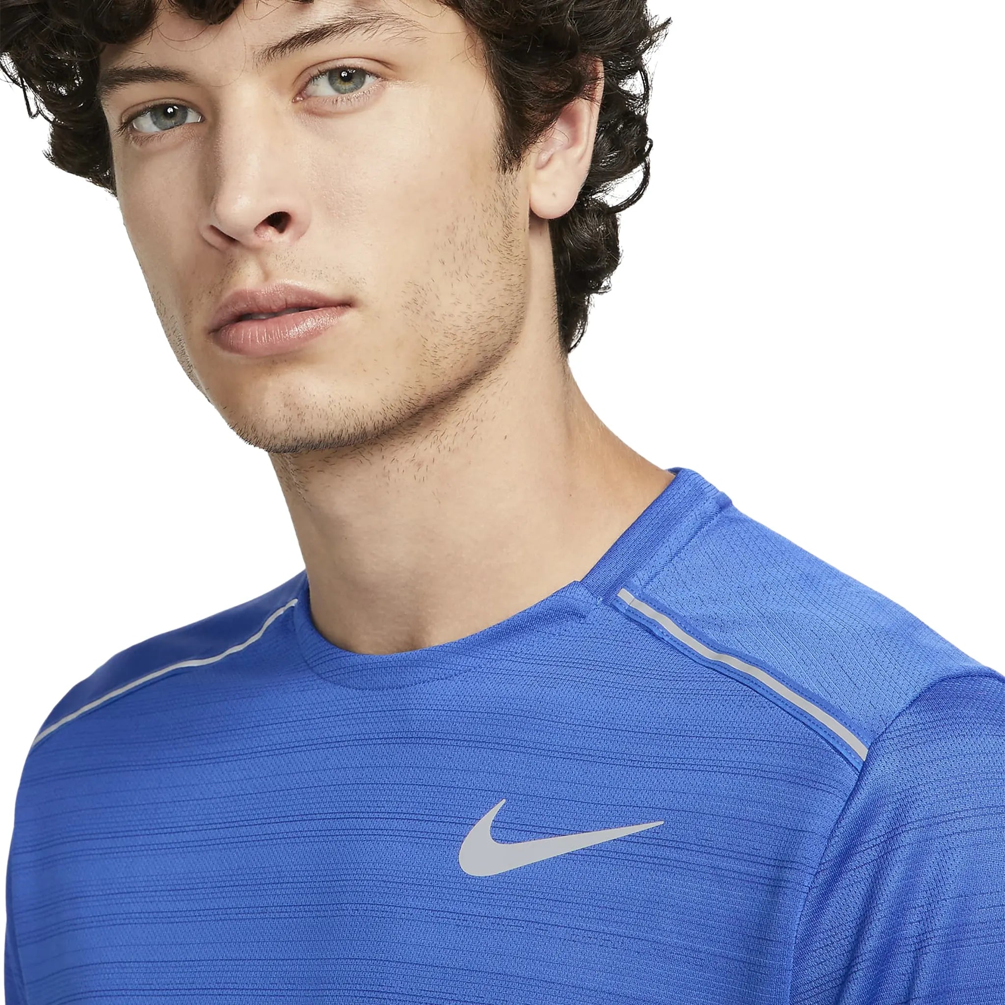 Nike Dri-FIT Blue Miler Running T Shirt