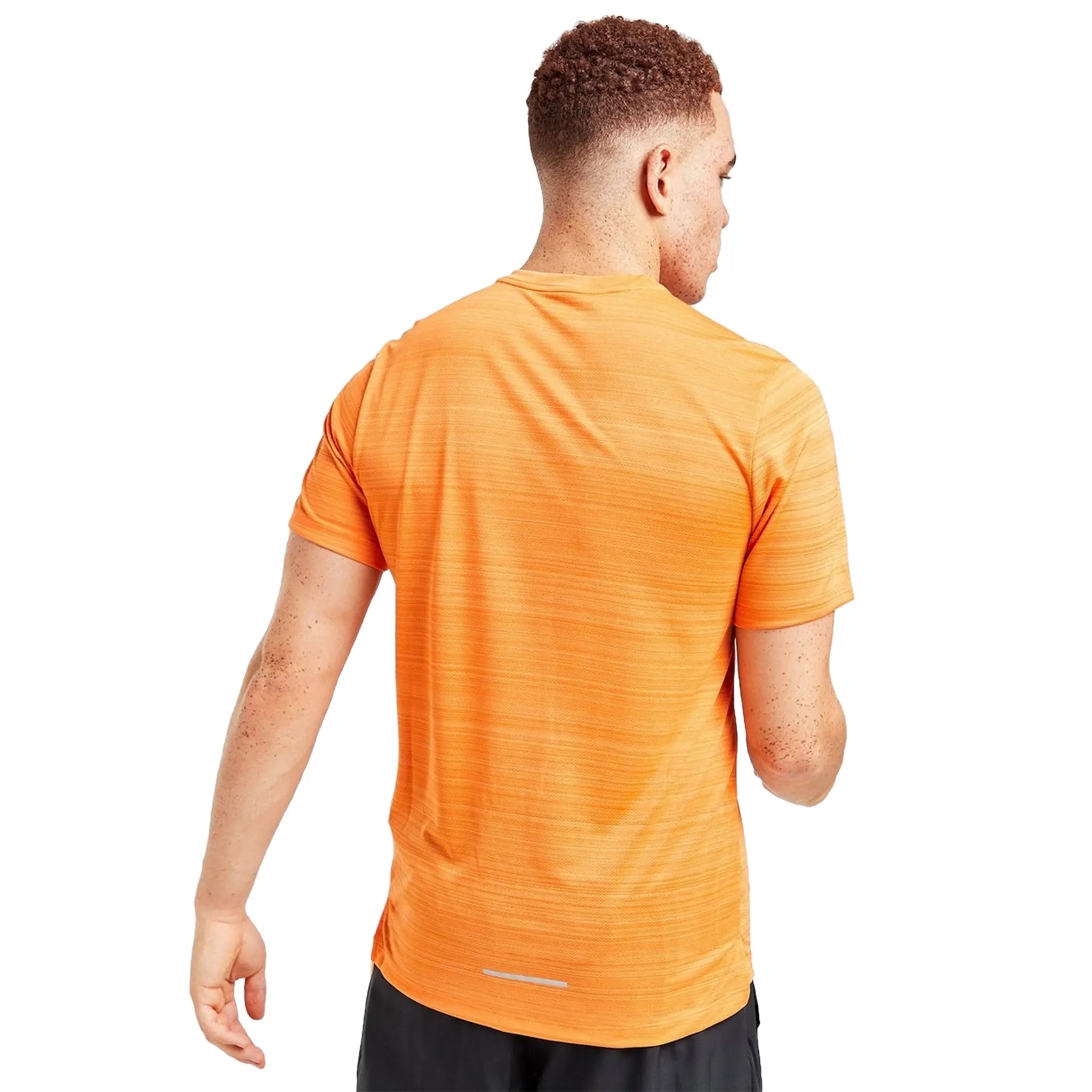 Nike Dri-FIT Orange Miler Running T-Shirt