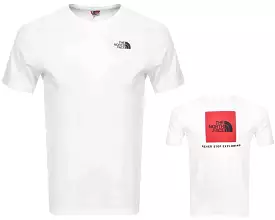 North Face Red Box Crew Neck T-Shirt White