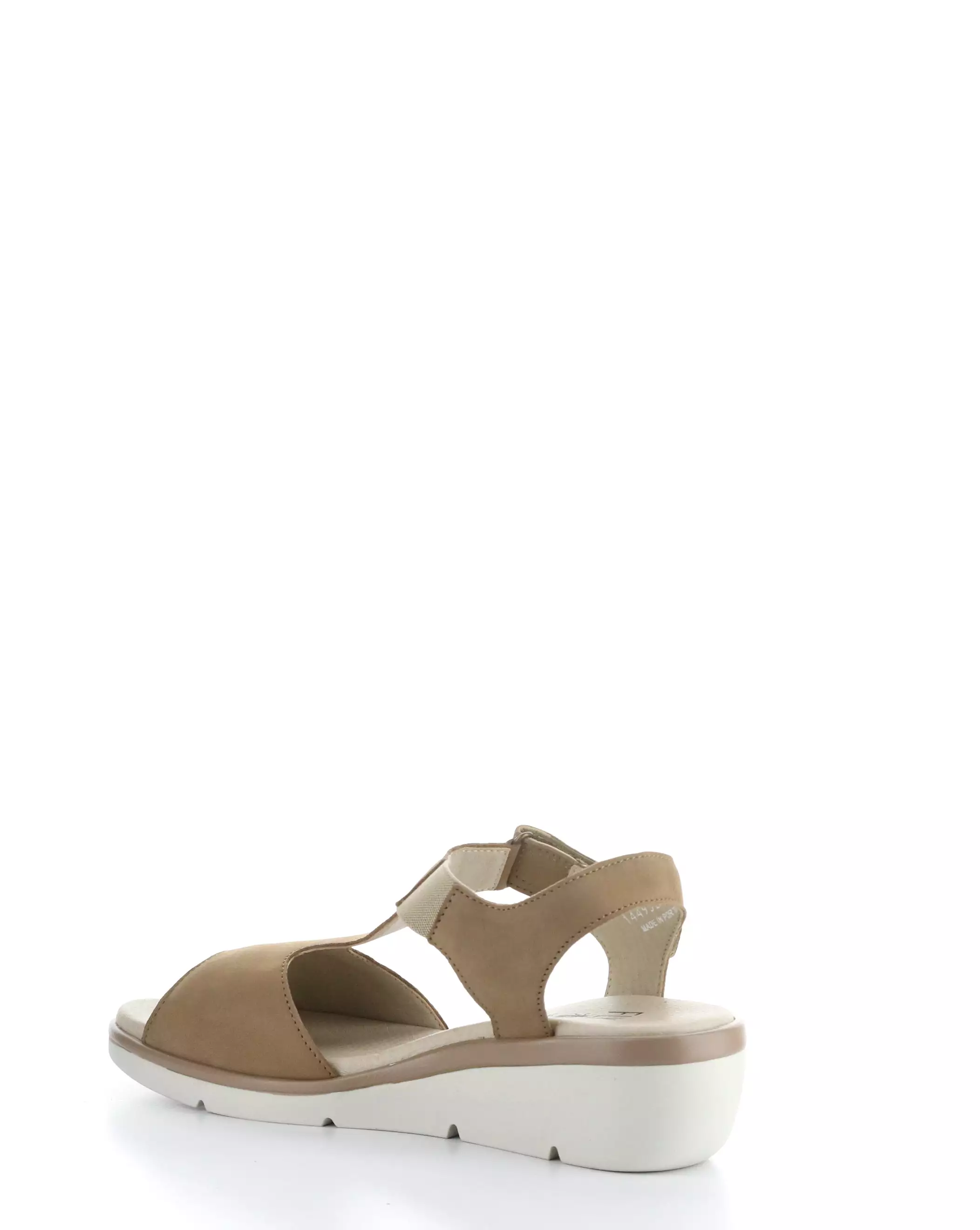 NOVA932FLY 004 Velcro Sandals in SAND color