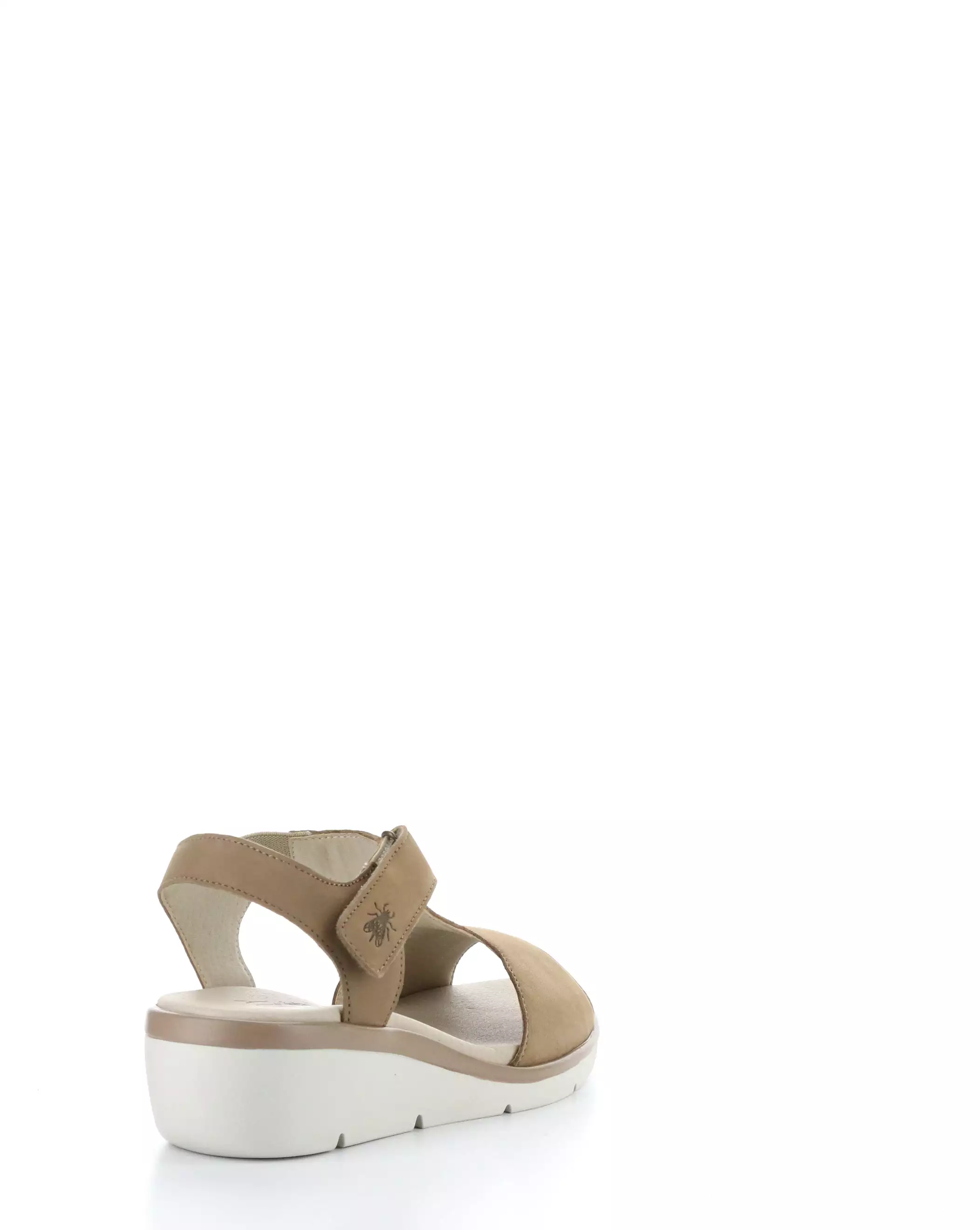 NOVA932FLY 004 Velcro Sandals in SAND color