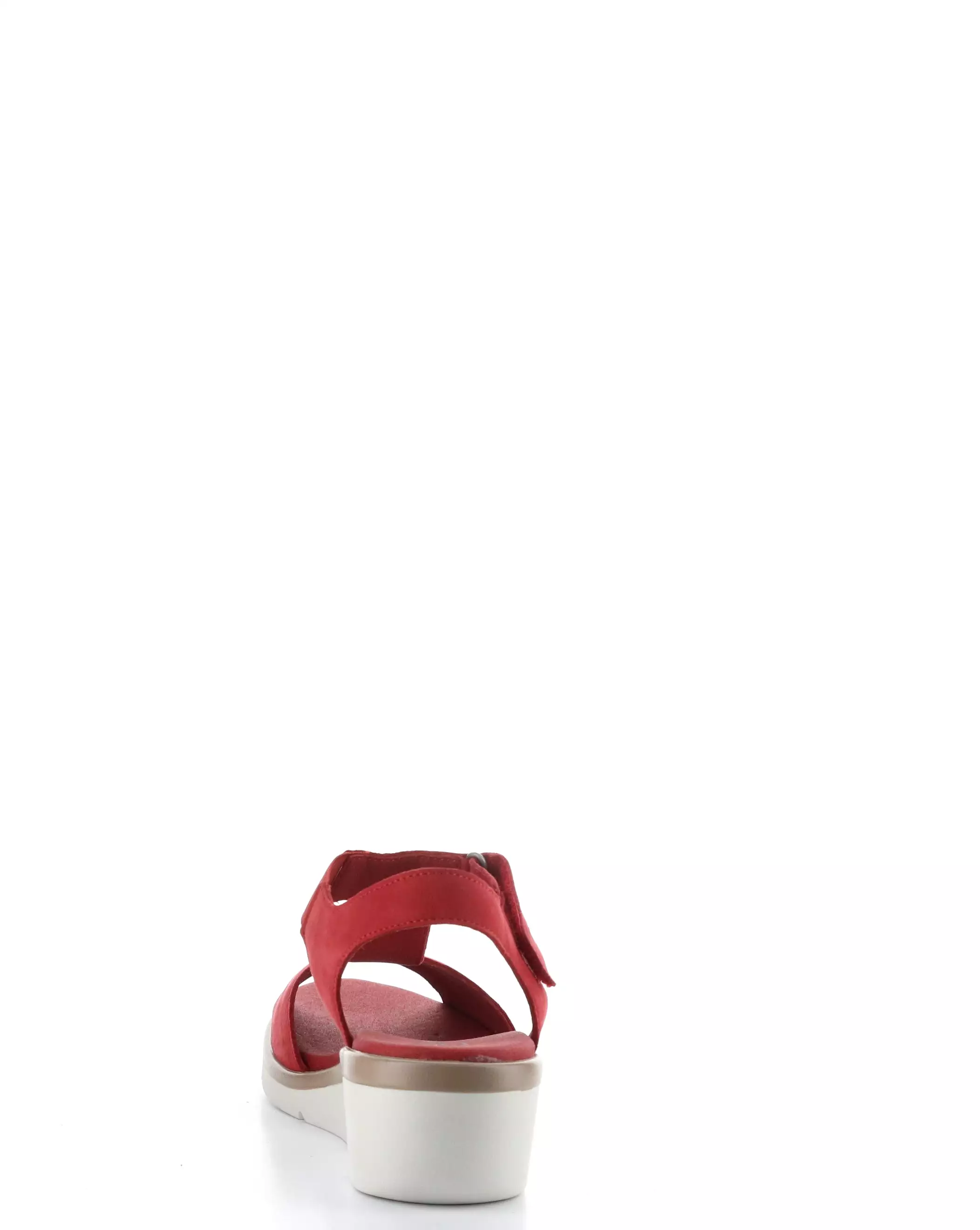 nova932fly lipstick red velcro sandals