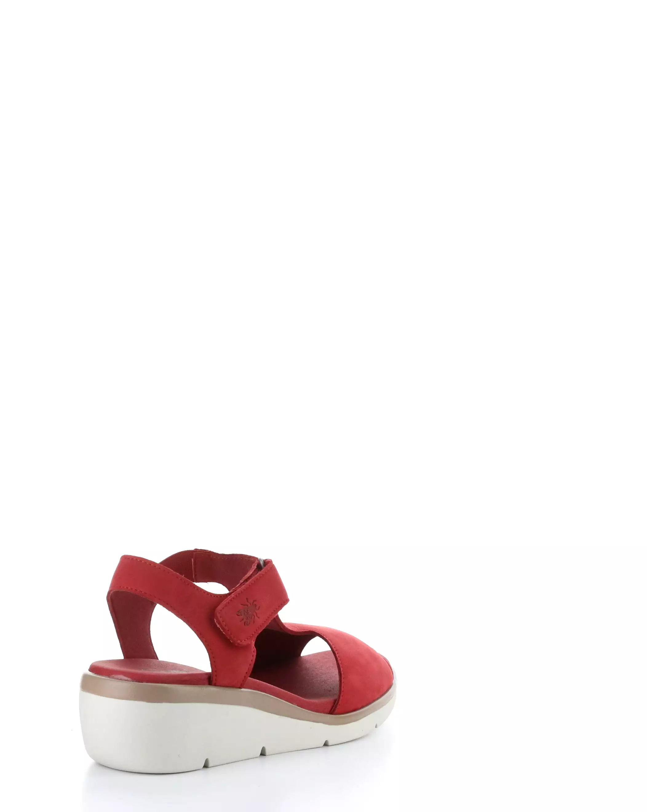 nova932fly lipstick red velcro sandals