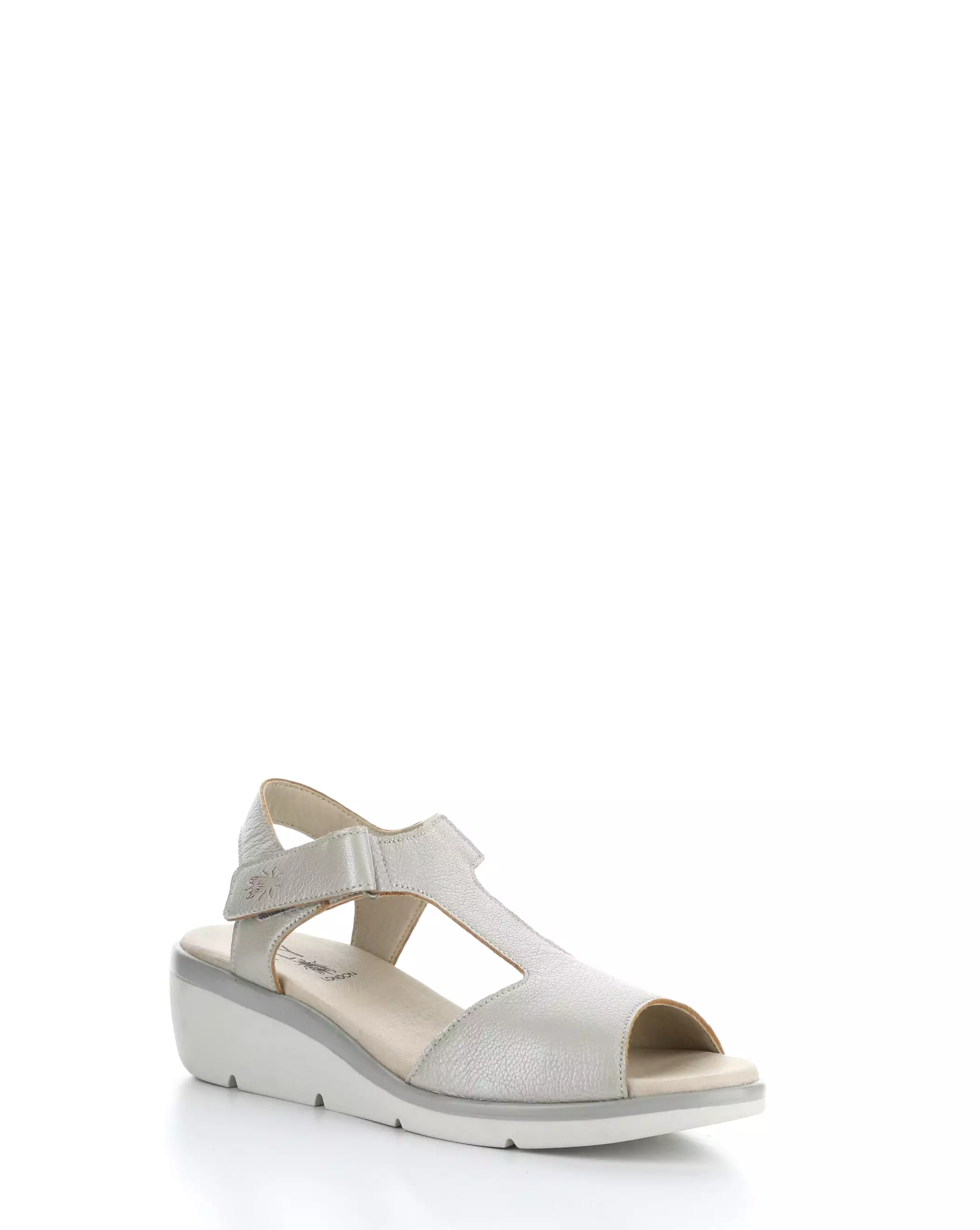 nova932fly silver velcro sandals