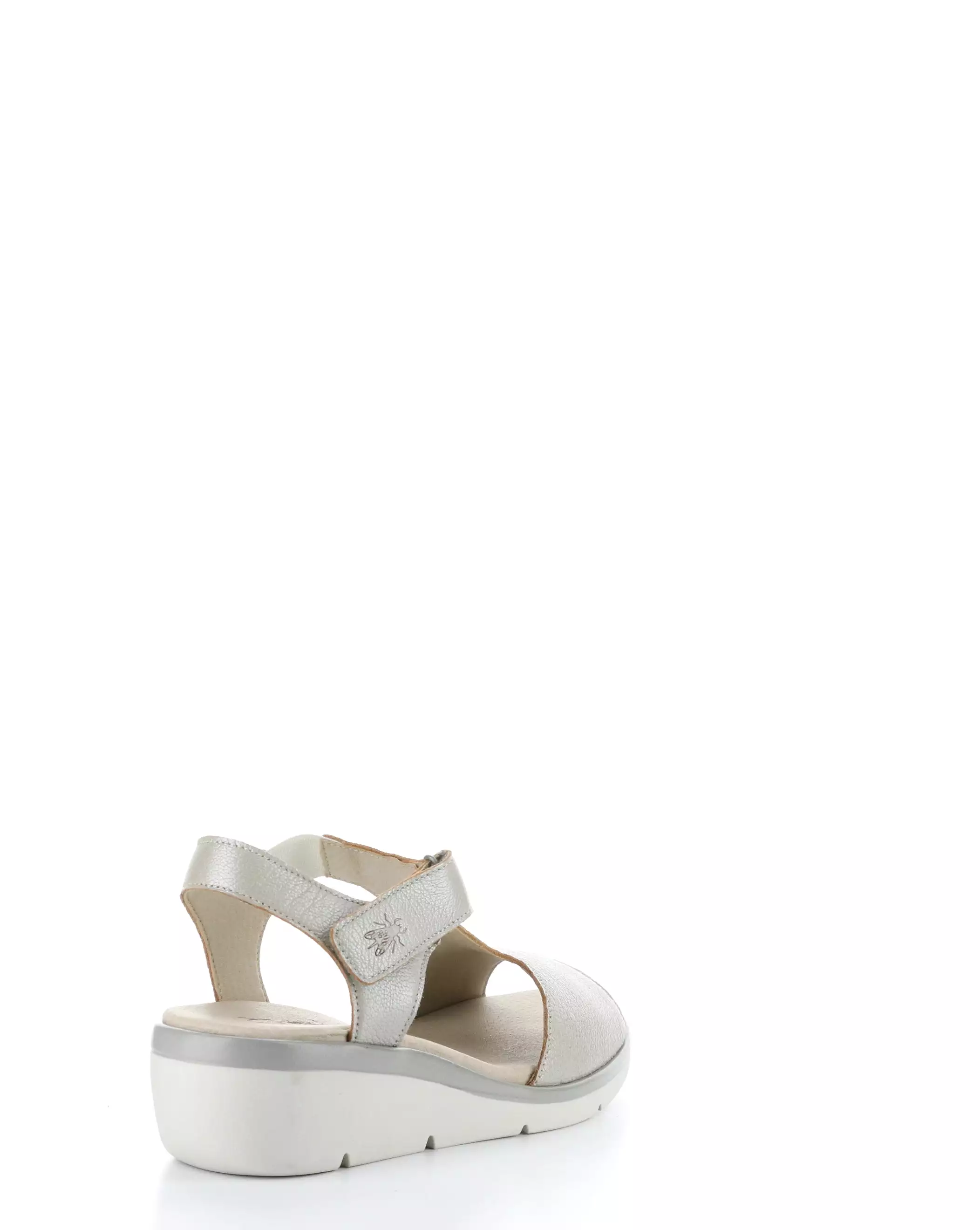 nova932fly silver velcro sandals