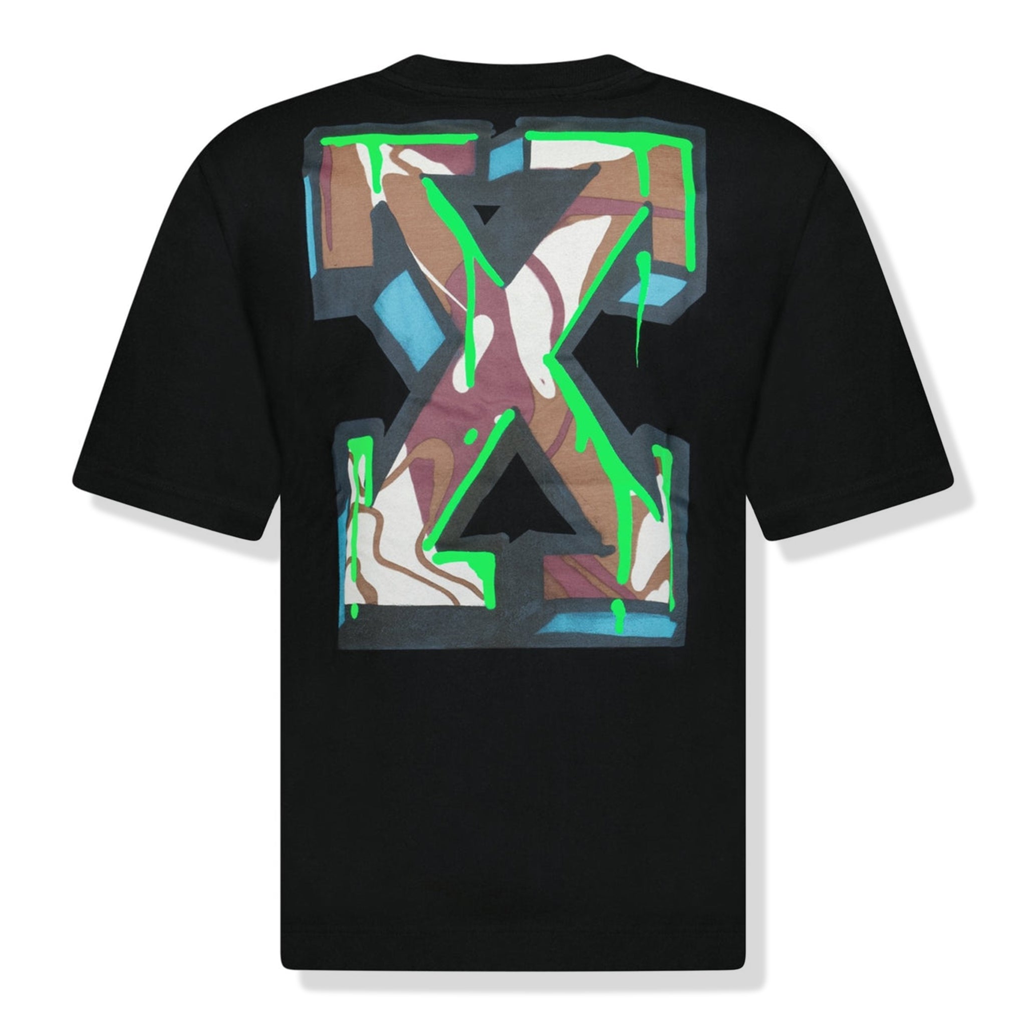 Off-White Arrows Skate Slime Black Tee