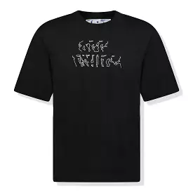 Off-White Arrows Skate Slime Black Tee