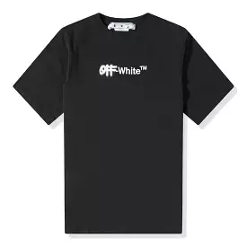 Off-White Spray Helvetica Skate Black T-Shirt - Shop Now