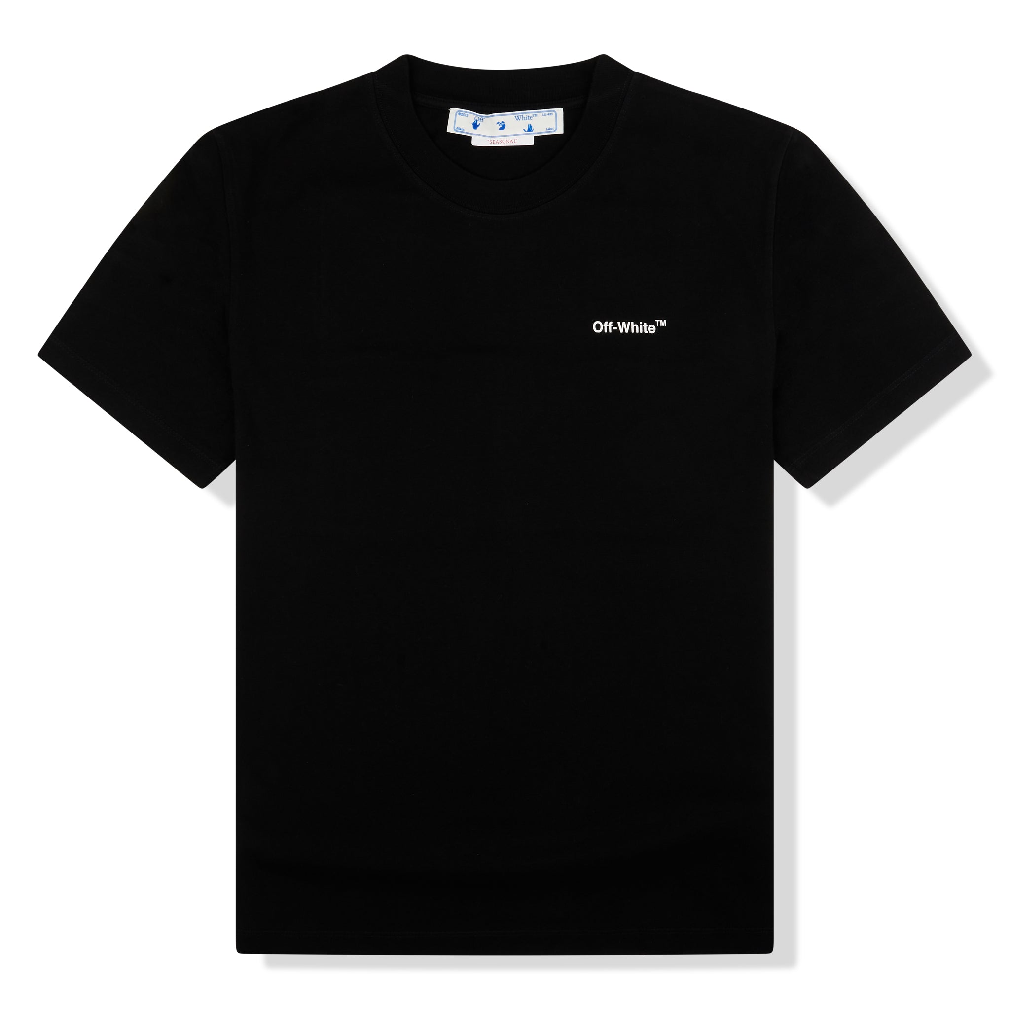 Off-White Waves Diagonal Black Tee