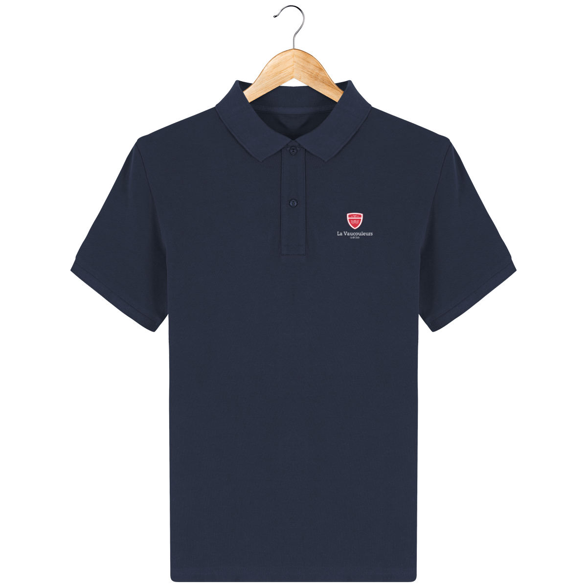 Organic cotton embroidered polo shirt - La Vaucouleurs.