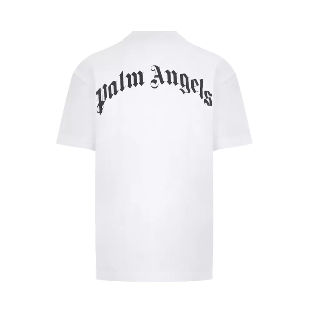 Palm Angels White Shark Tee