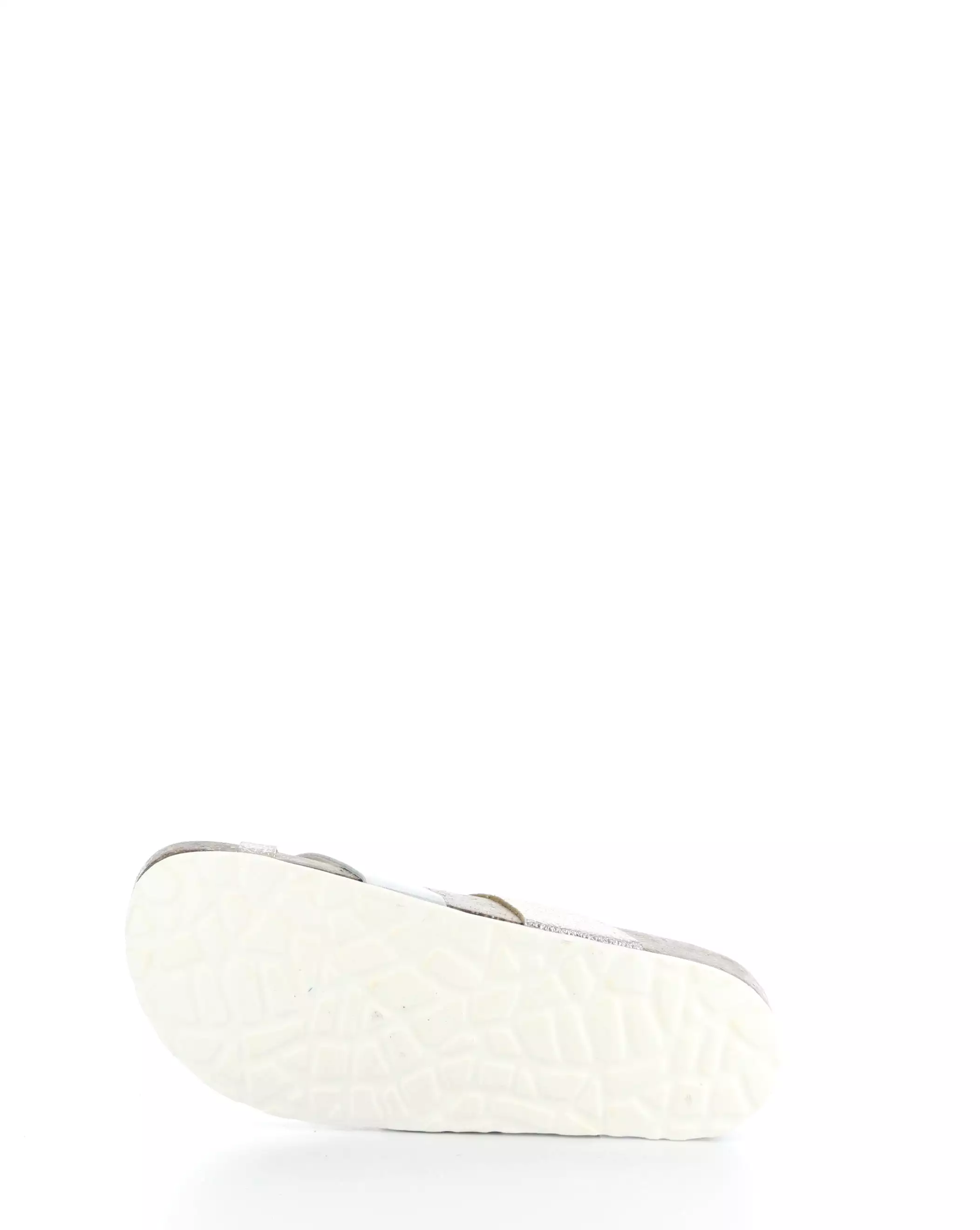 PARR WHITE/SILVER Slide Sandals