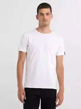 PE24 T-Shirt in Jersey - White Man by Replay Live