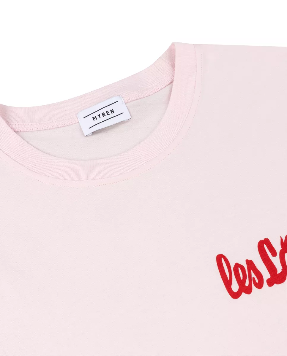 Pink Les Lapins Logo T-shirt