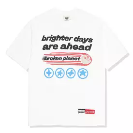 Planet Brighter Days Ahead White T Shirt