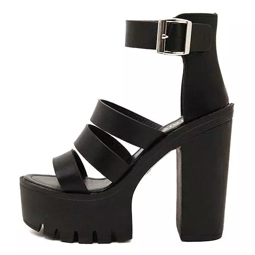 Platform heels sandals