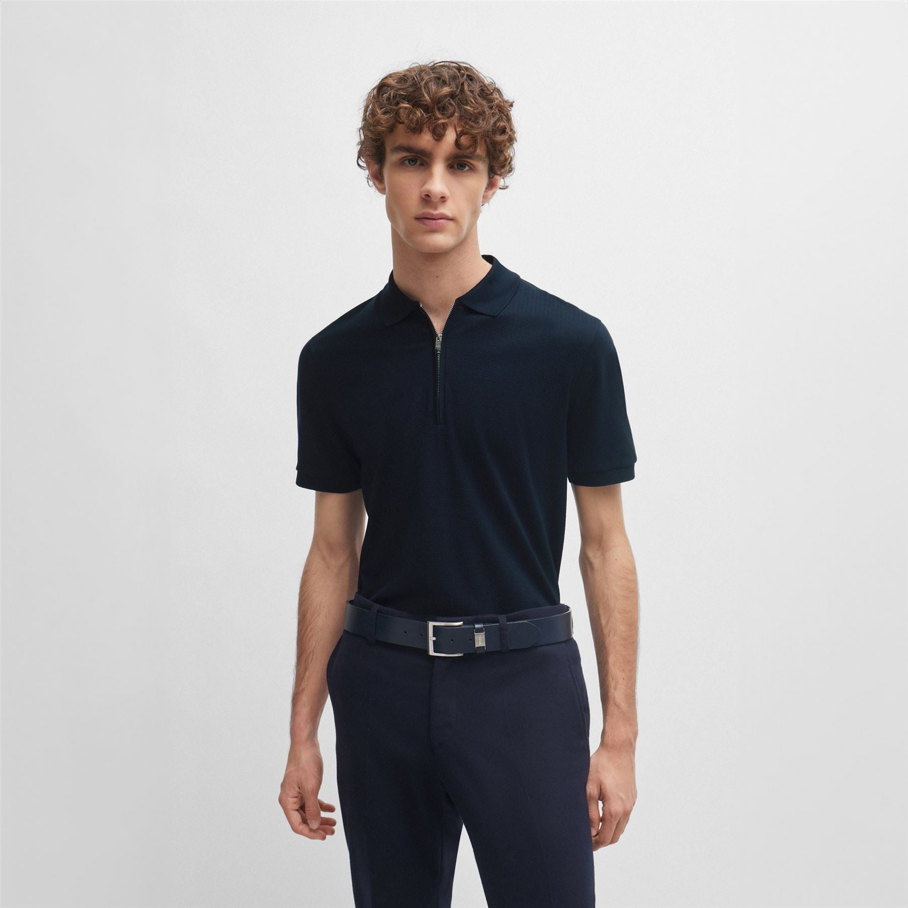 Polston 35 Polo Dark Blue - SS24 Mens Fashion Shirt