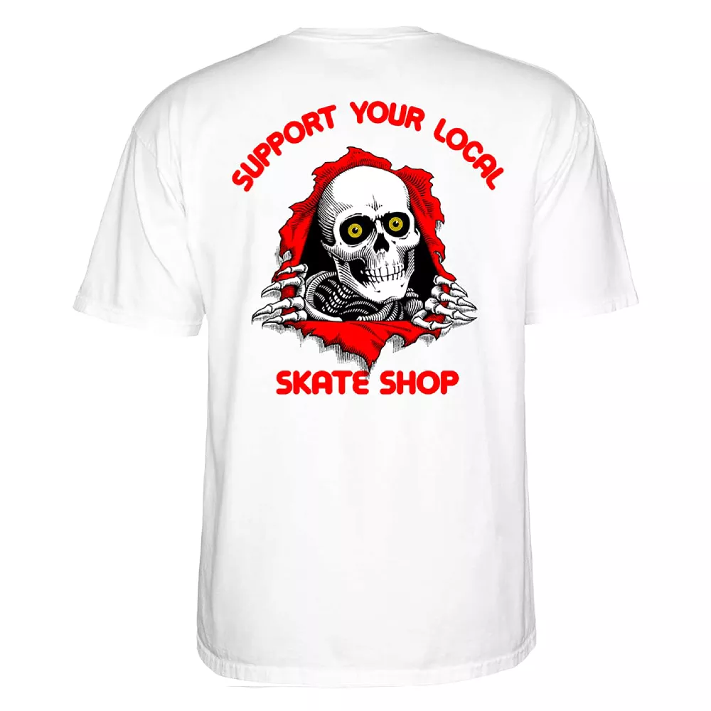 Powell Peralta Skate Shop T-Shirt White