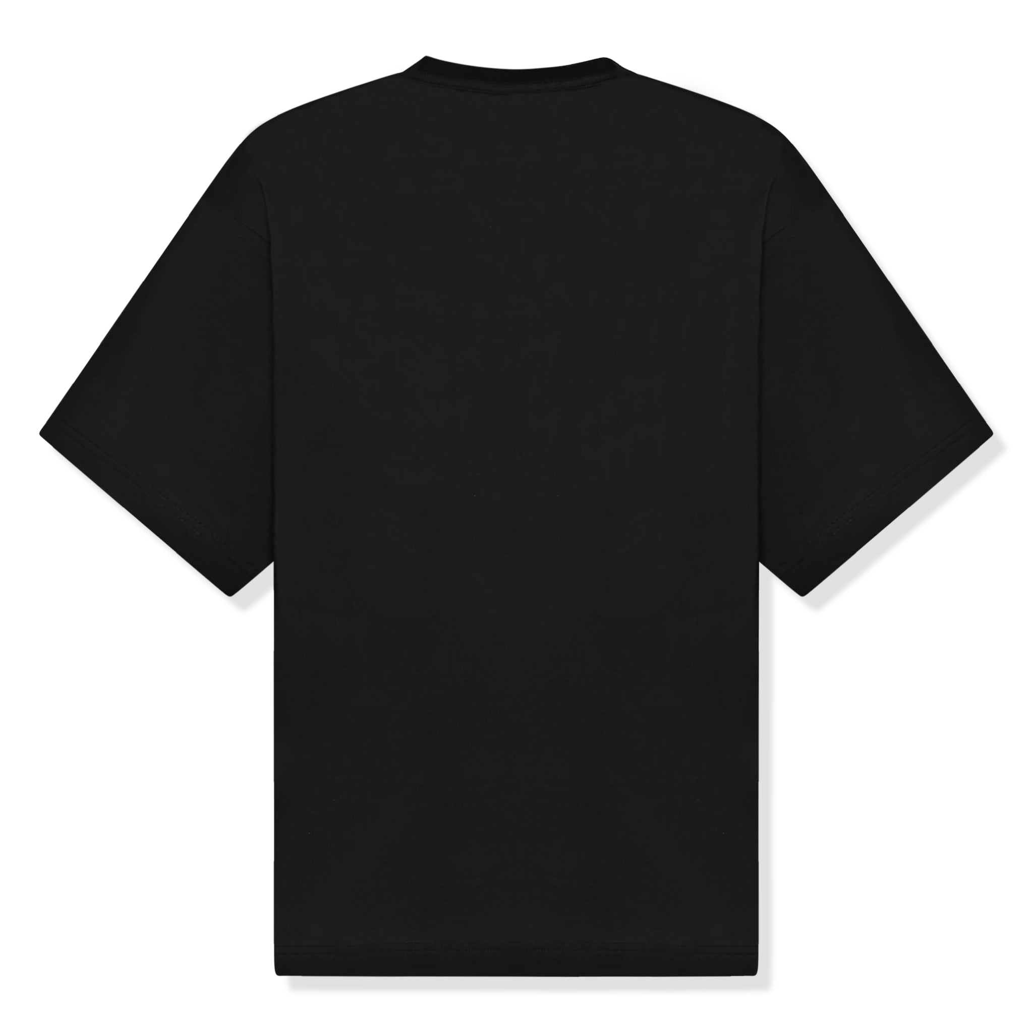 Prada Black Cotton Tee with Chest Logo