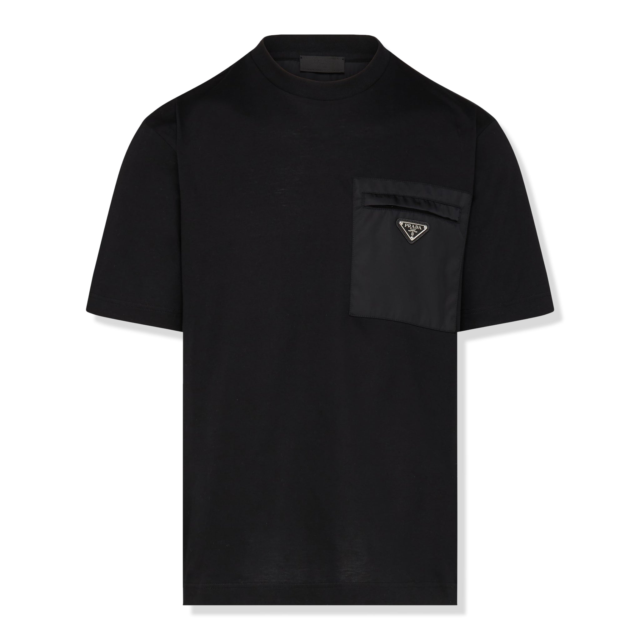 Prada Black T Shirt, Pocket Re-Nylon Fabric