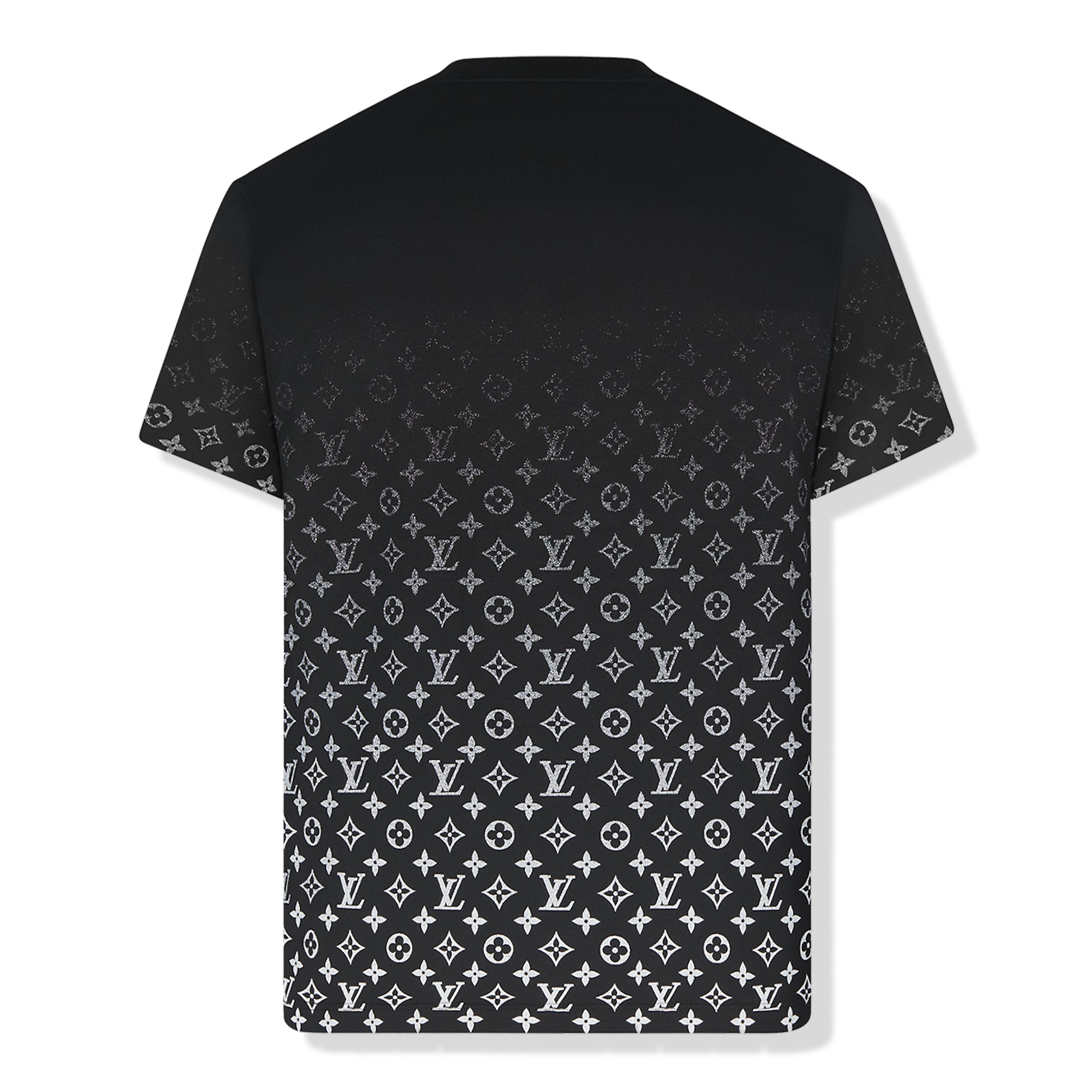 Preowned Louis Vuitton Monogram Gradient Cotton Black Tee for Sale