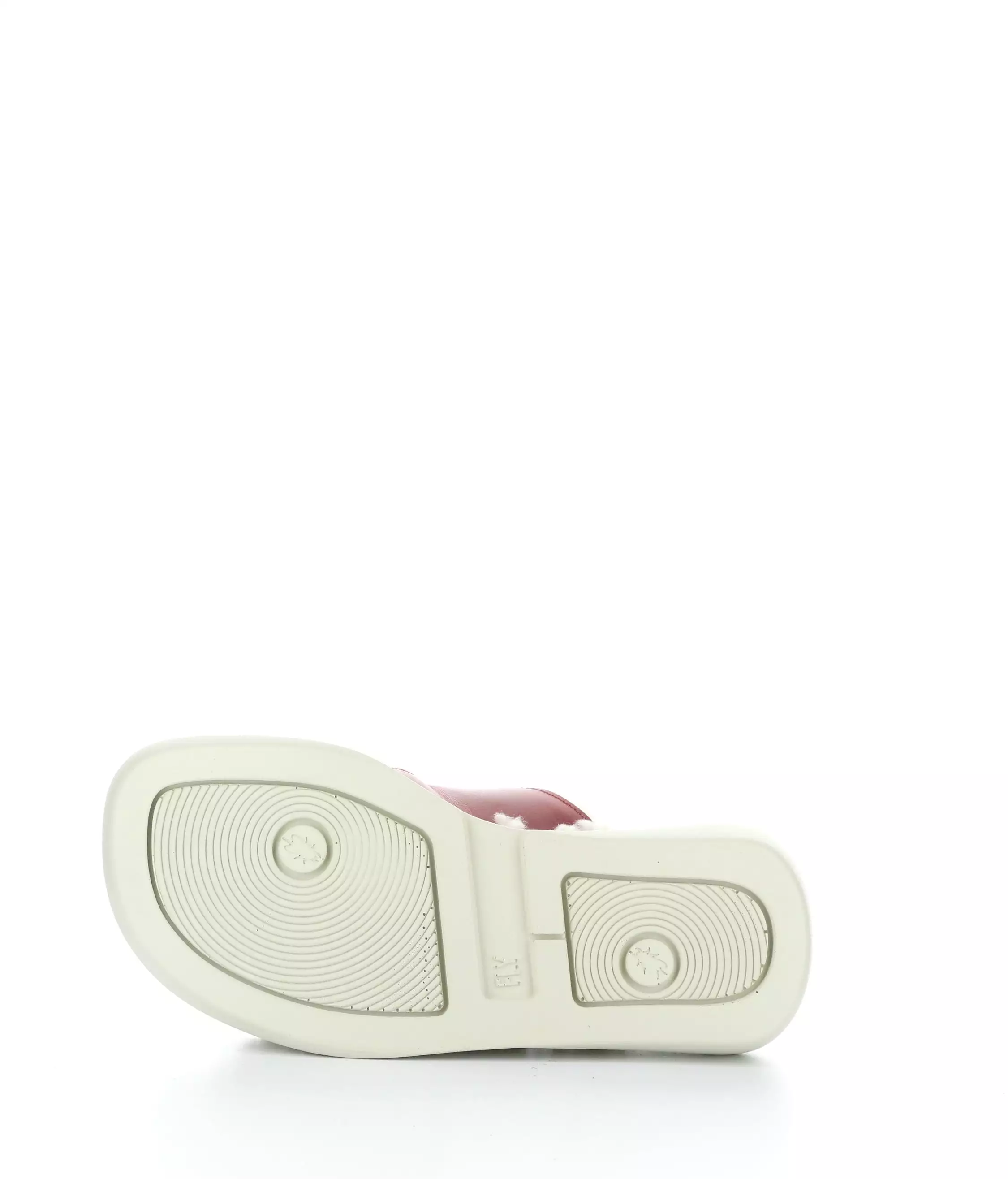 Red Slip-on Sandals