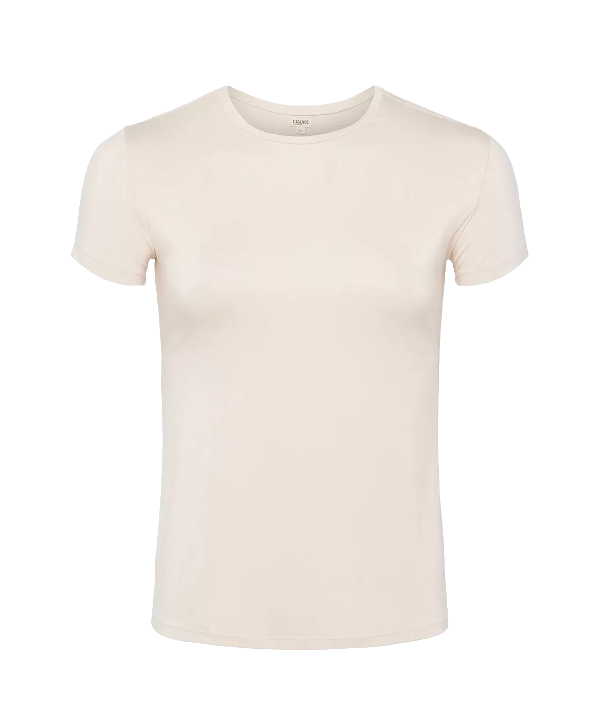 Ressi Crew Neck T-Shirt - Bisque </br>
