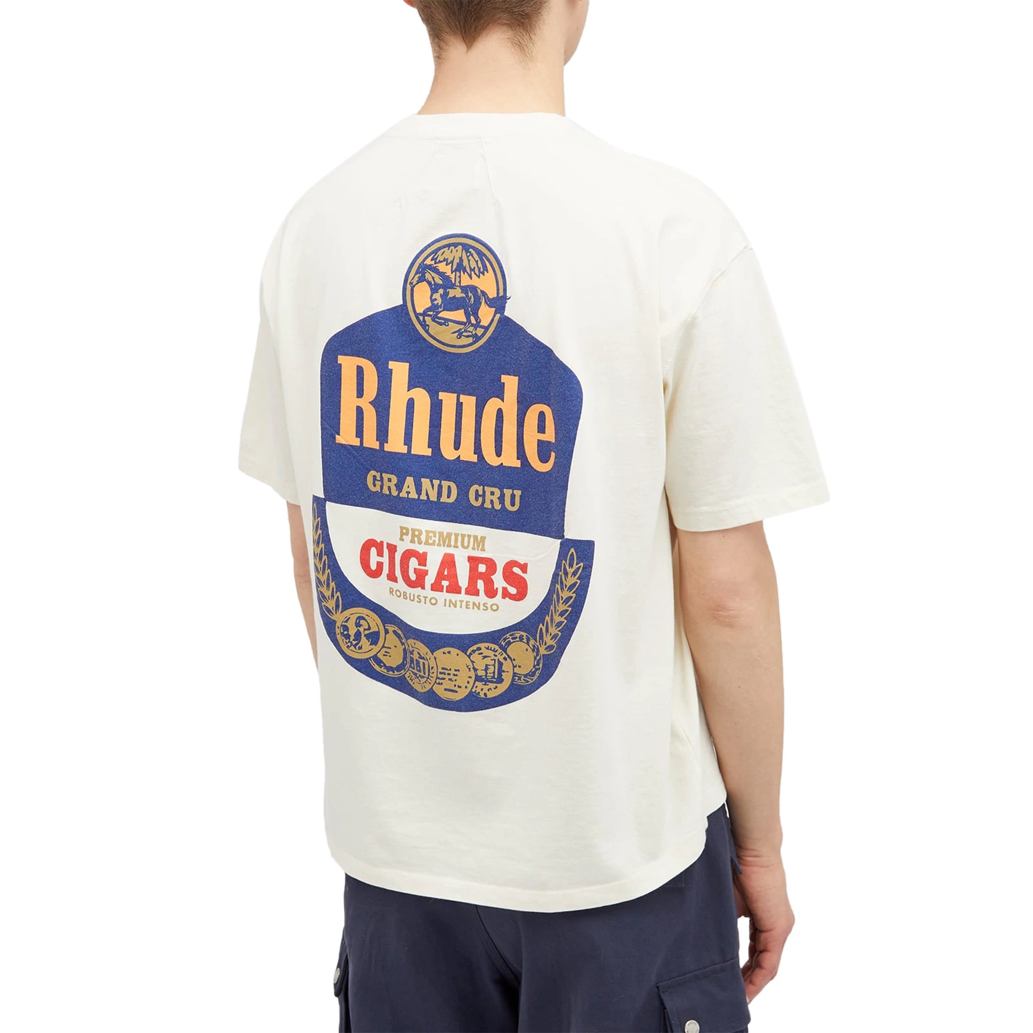 Rhude Vintage White T Shirt