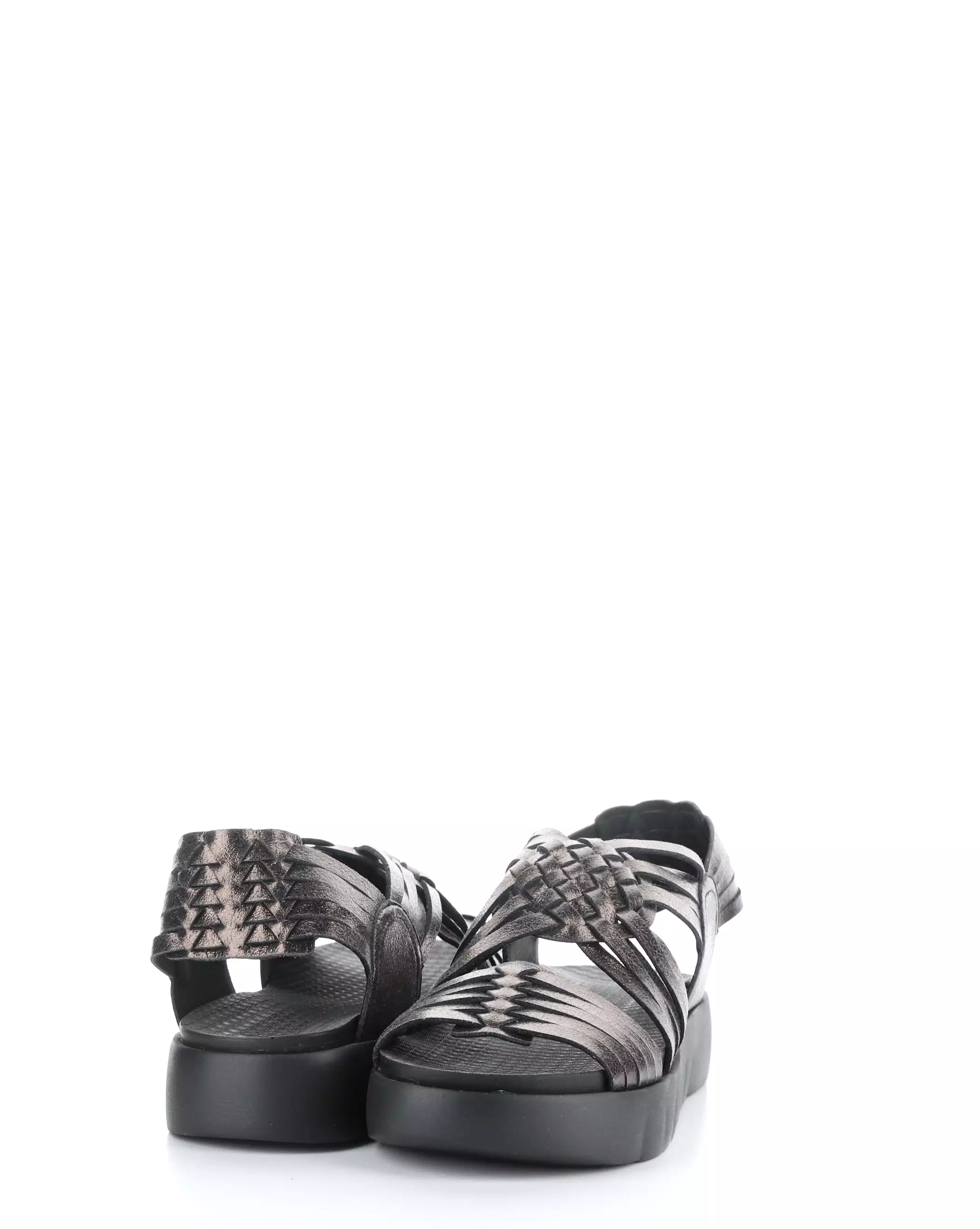 RIZER Gunmetal Round Toe Sandals - Shop Now