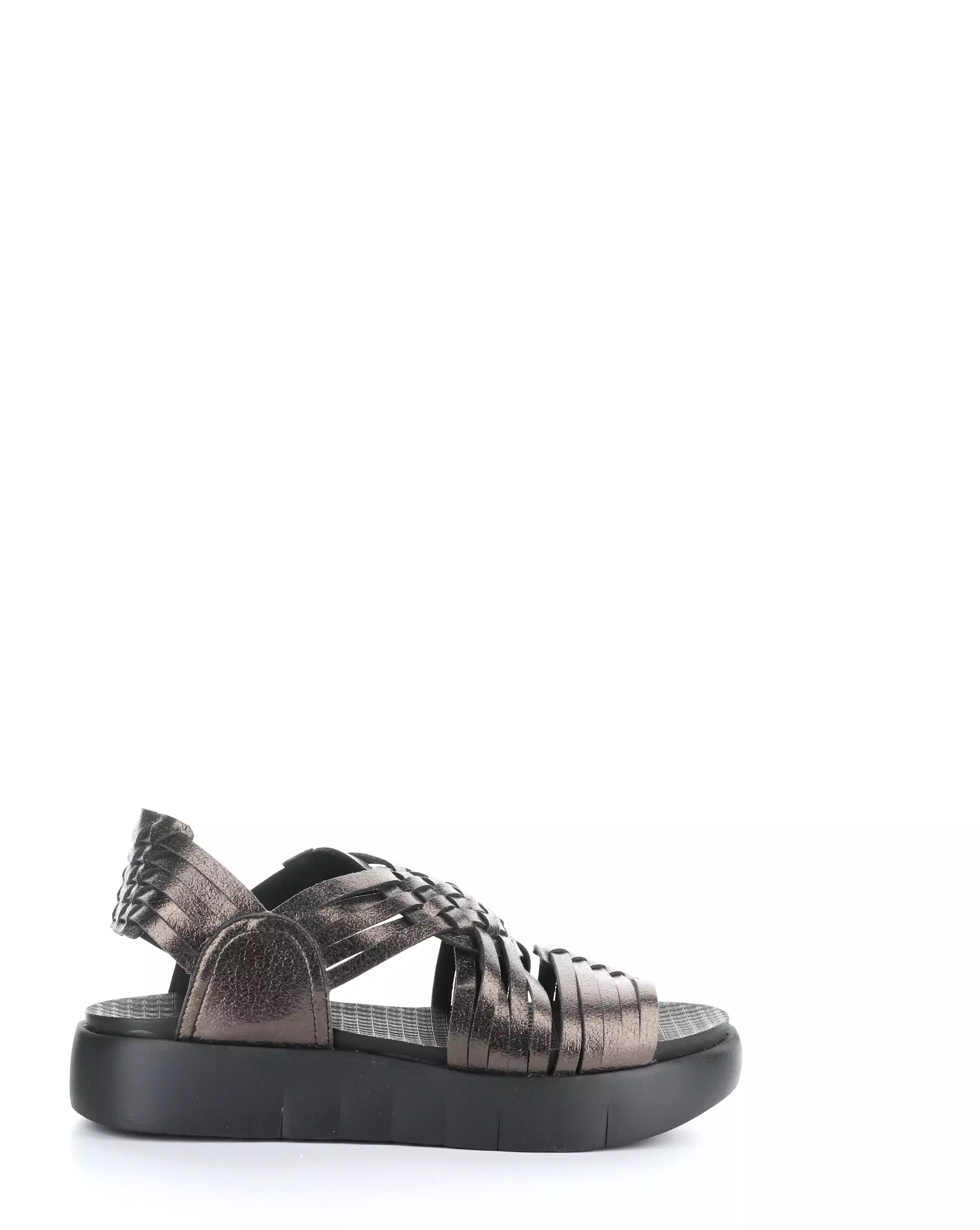 RIZER Gunmetal Round Toe Sandals - Shop Now