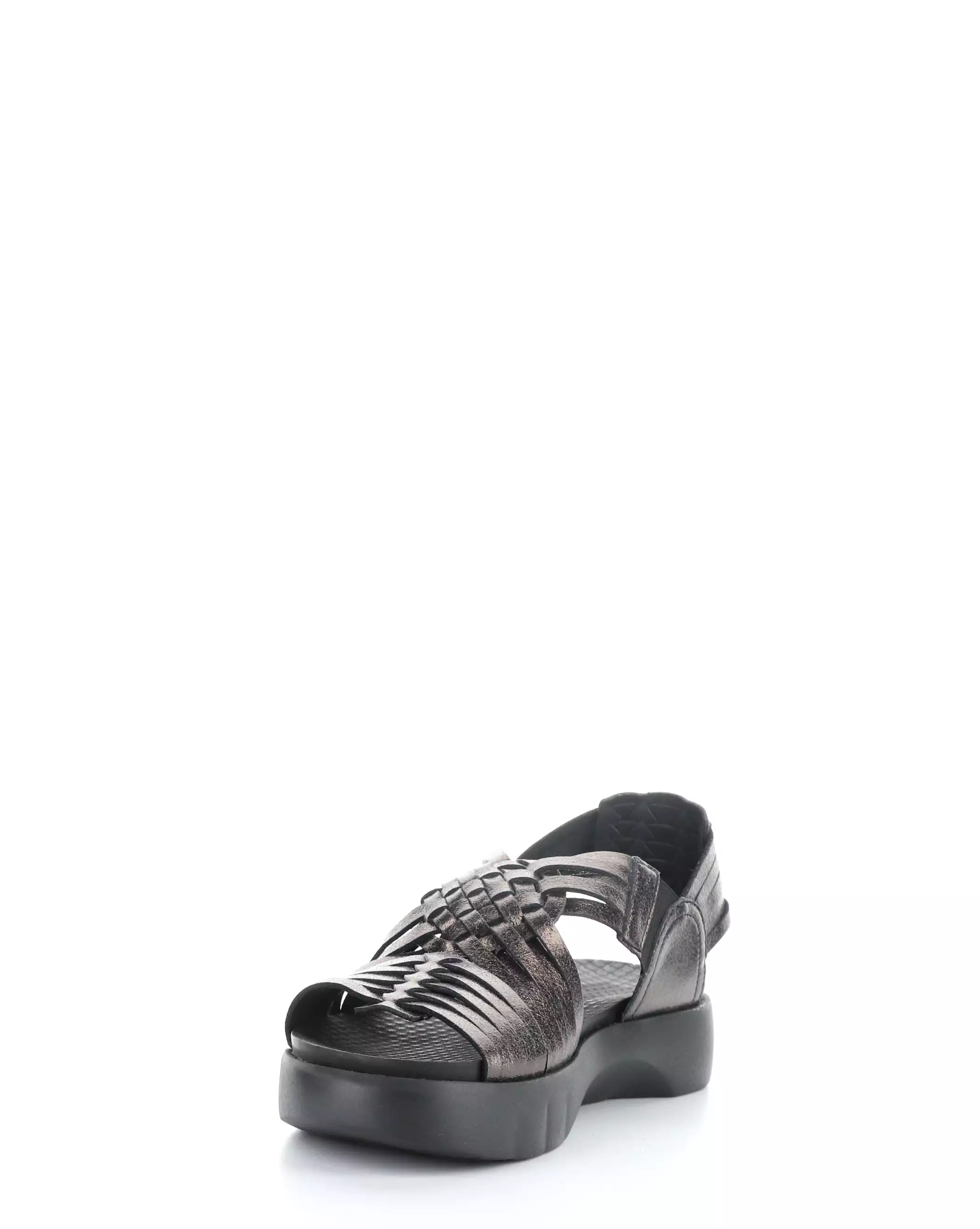 RIZER Gunmetal Round Toe Sandals - Shop Now