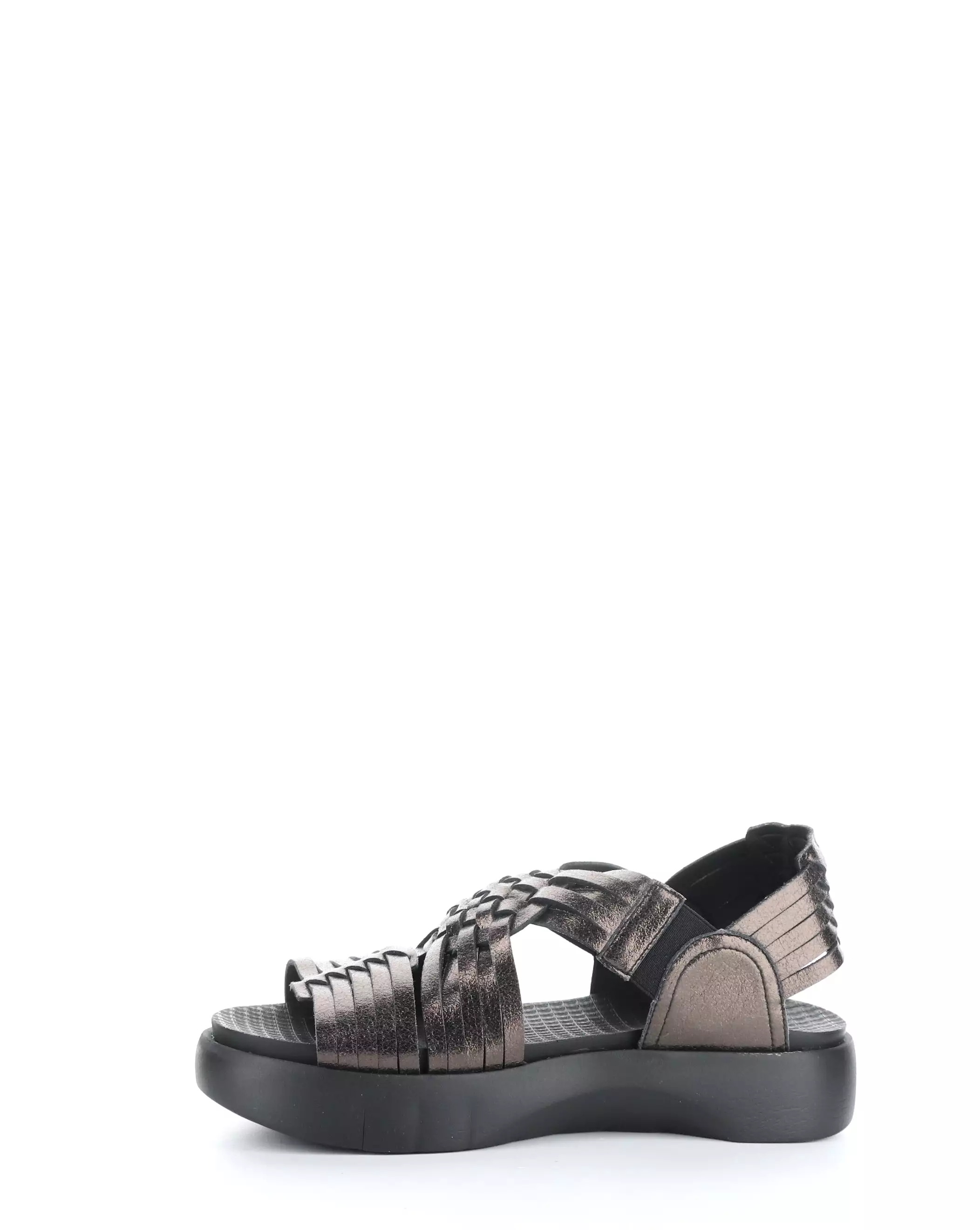 RIZER Gunmetal Round Toe Sandals - Shop Now